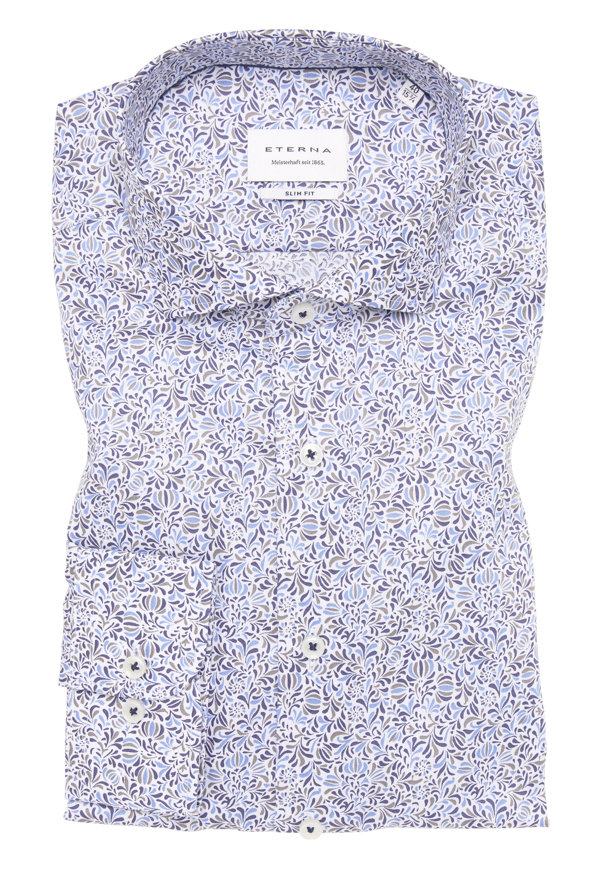 Eterna Langarmhemd »SLIM FIT«, NON IRON (bügelfrei)