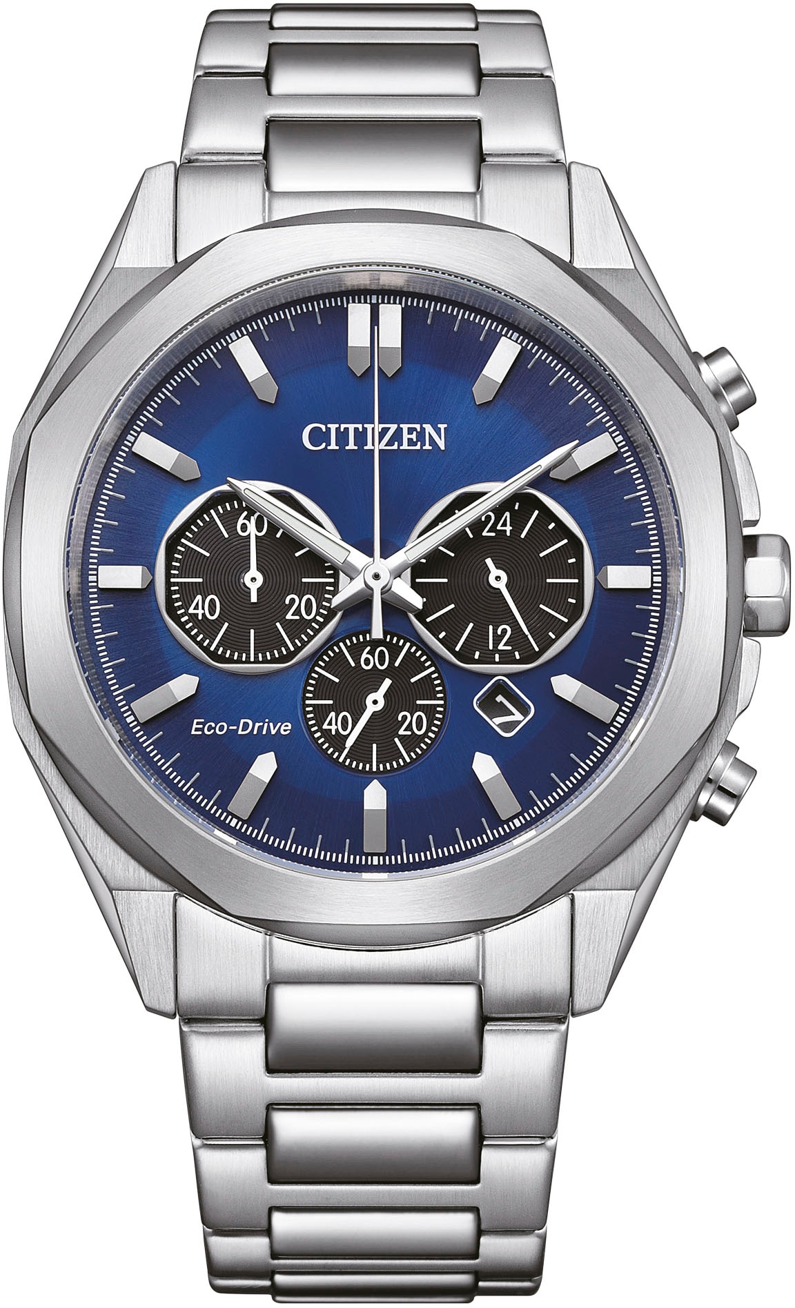 Citizen Chronograph »CA4590-81L«, Armbanduhr, Herrenuhr, Damenuhr, Solar, Stoppfunktion,Edelstahlarmband