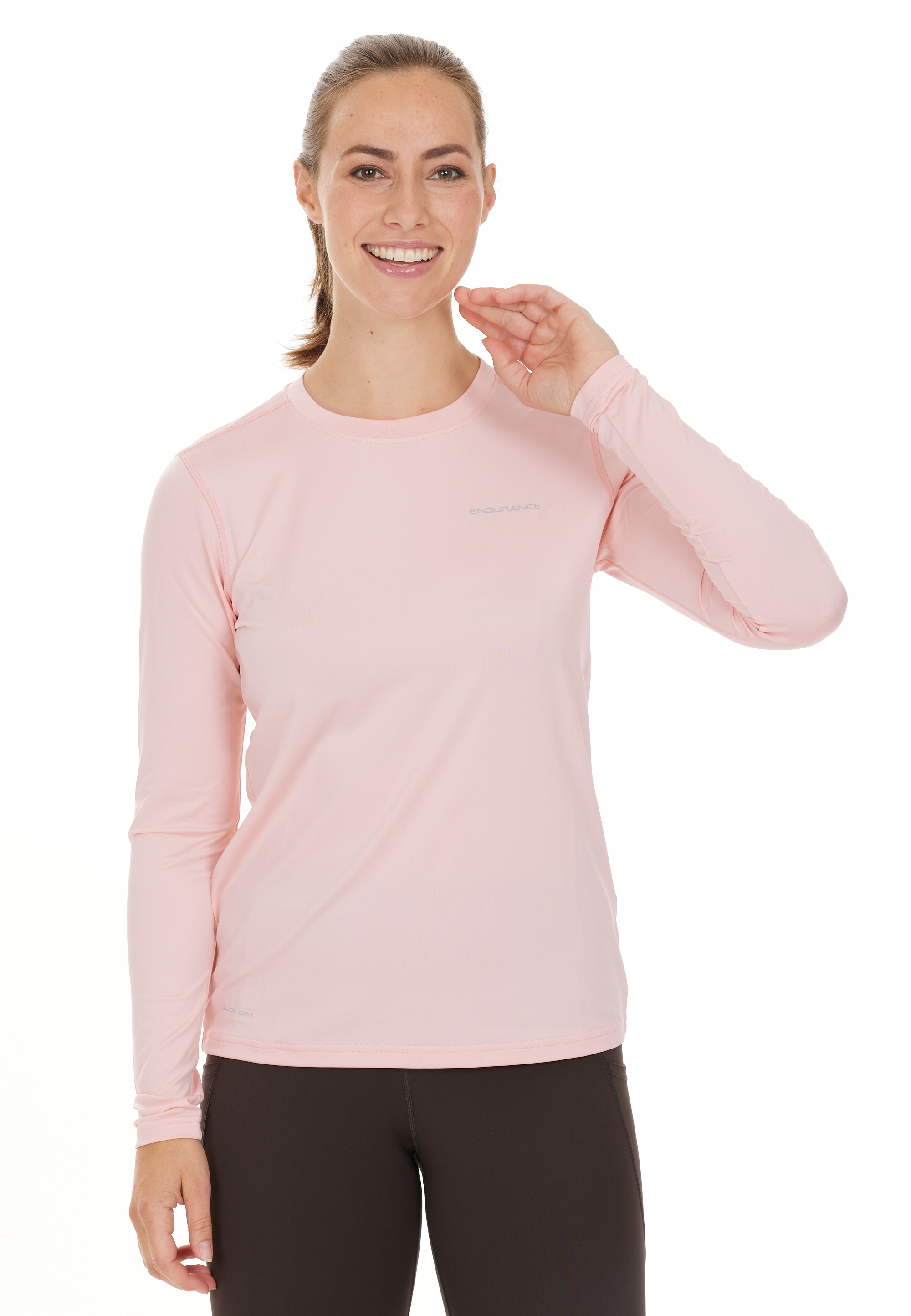 ENDURANCE Langarmshirt "Yonan" 1 Stk. tlg. mit innovativer QUICK DRY-Techno günstig online kaufen