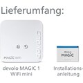 DEVOLO WLAN-Repeater »Magic 1 WiFi mini Ergänzung (1200Mbit, Powerline + WLAN, 1x LAN, Mesh)«