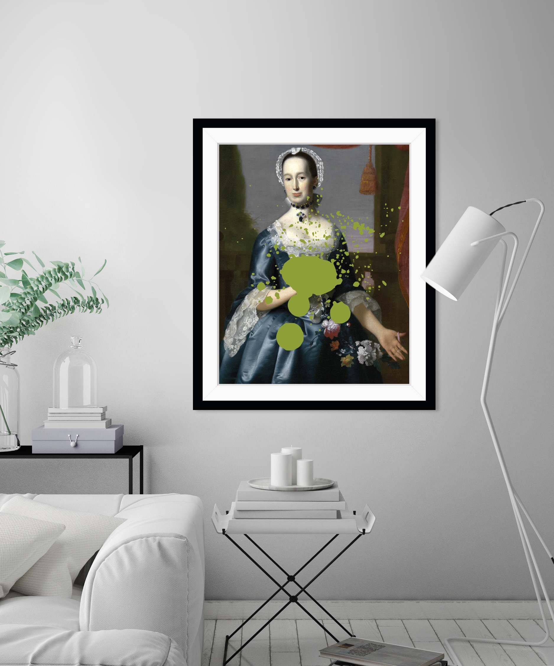 queence Bild »Bellatrix«, Frau-Historische Persönlichkeiten-Bilder von Frauen-Kunst-Gemälde, HD Premium Poster-Druck inkl. Holzrahmen
