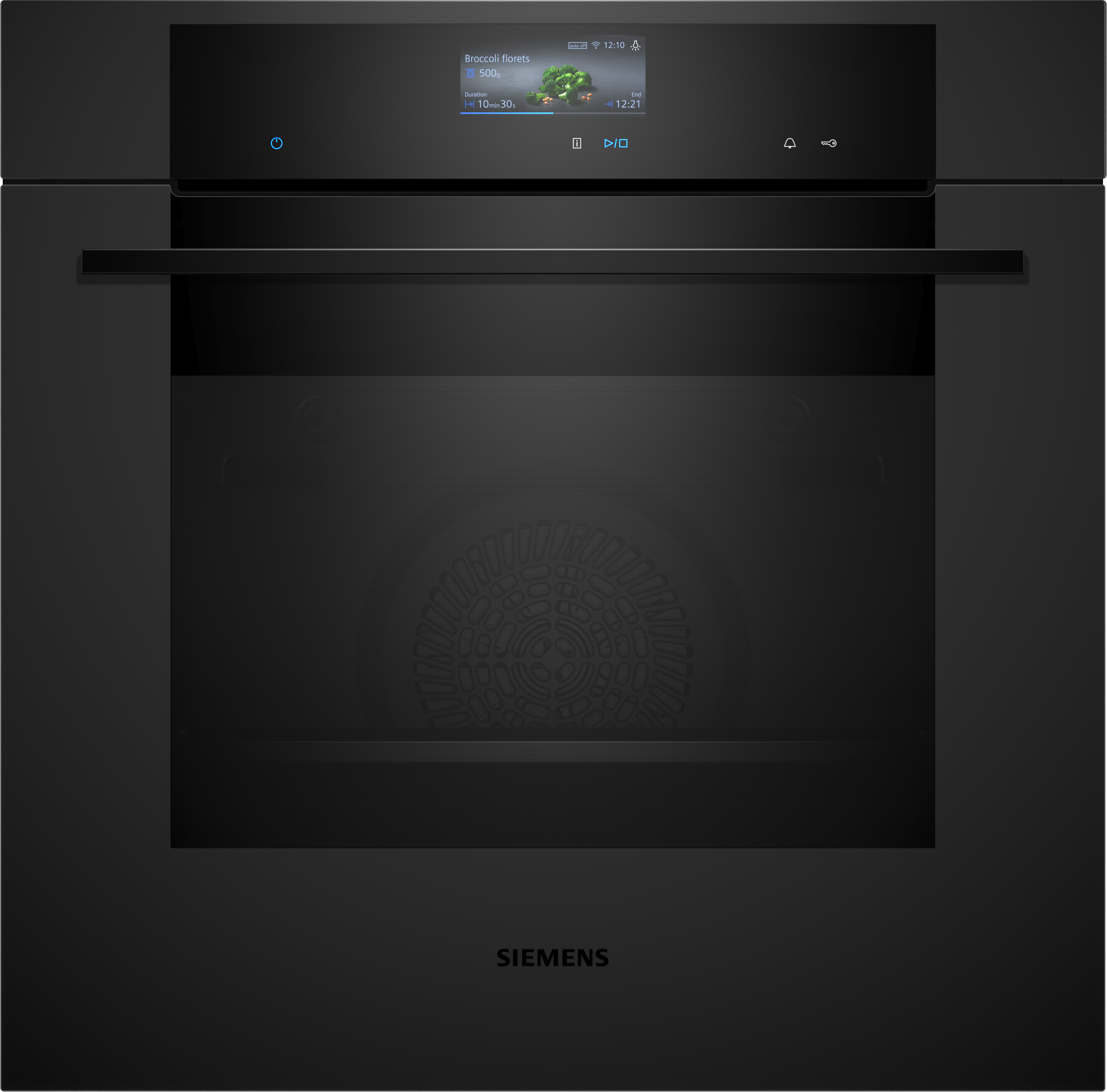 SIEMENS Pyrolyse Backofen iQ700 "HB776G1M1" mit Teleskopauszug nachrüstbar Intelligenter Backofen in Matt mit Kochassistent und Selbstreinigung