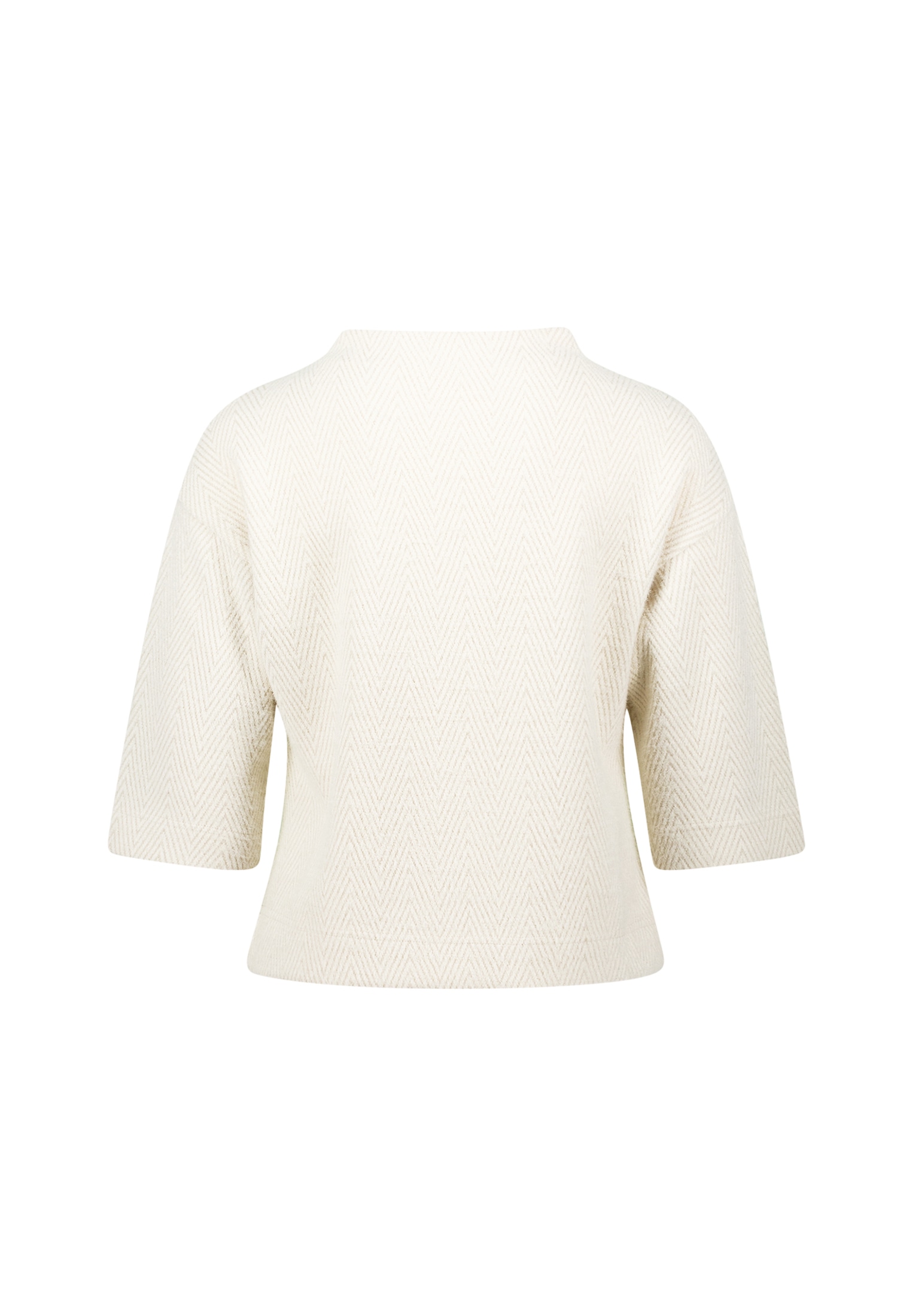 Zero Sweatshirt »zero Damen Sweatshirt mit Fischgrätmuster«, weiteres Detail