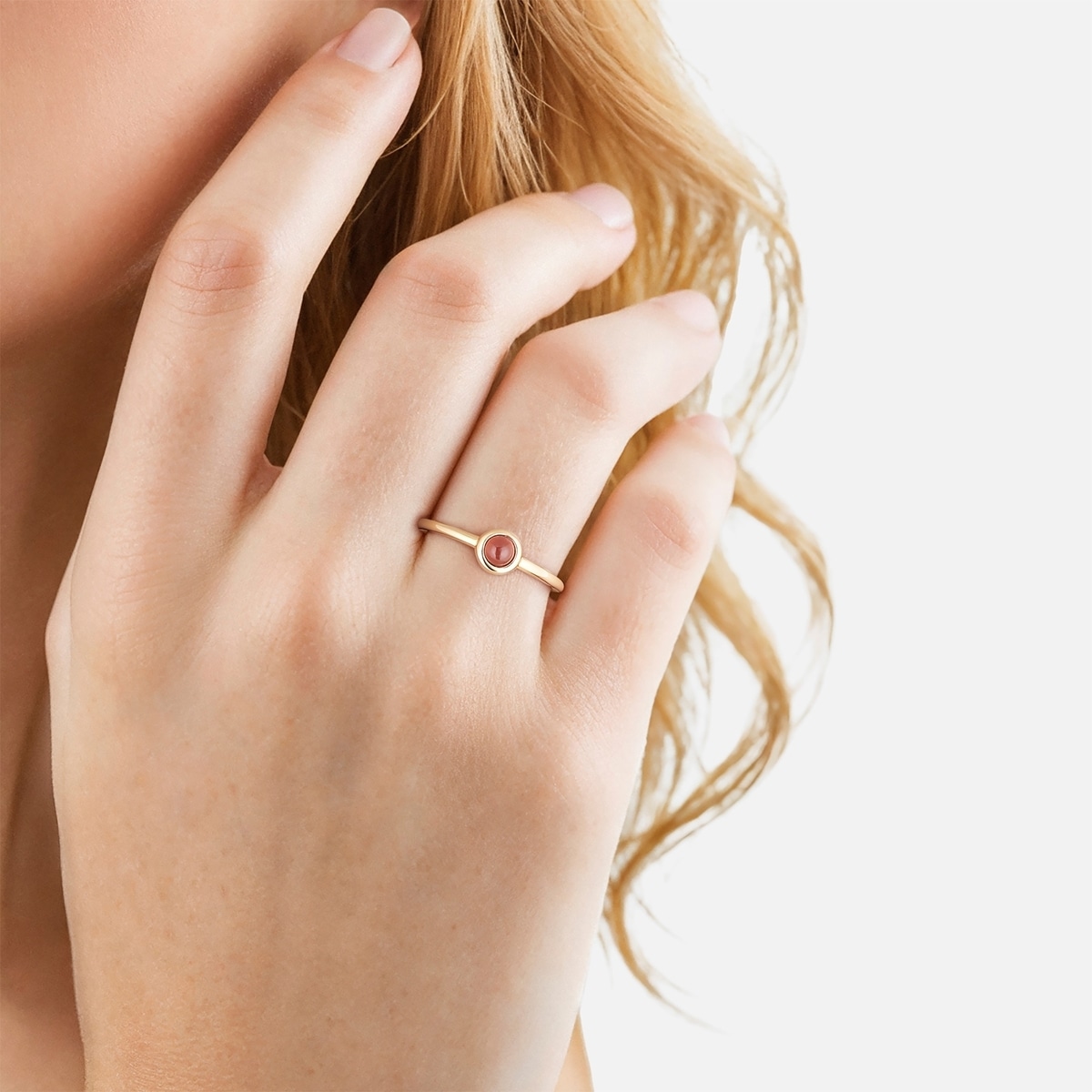 Glanzstücke München Fingerring »GSM6006« mit Granat