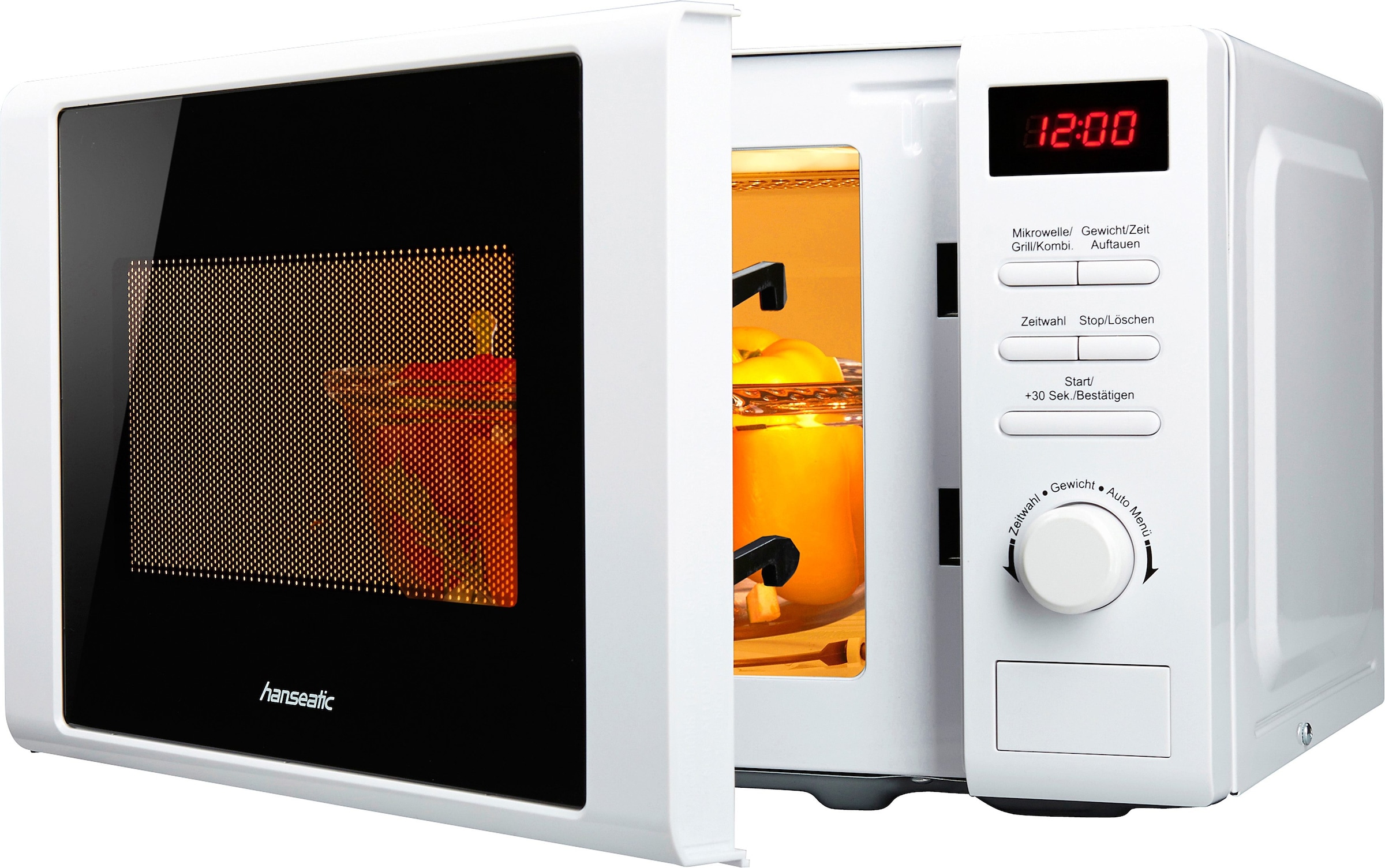 Hanseatic Mikrowelle "819021" Grill  Mikrowelle 700 W Grill, Auftaufunktion günstig online kaufen