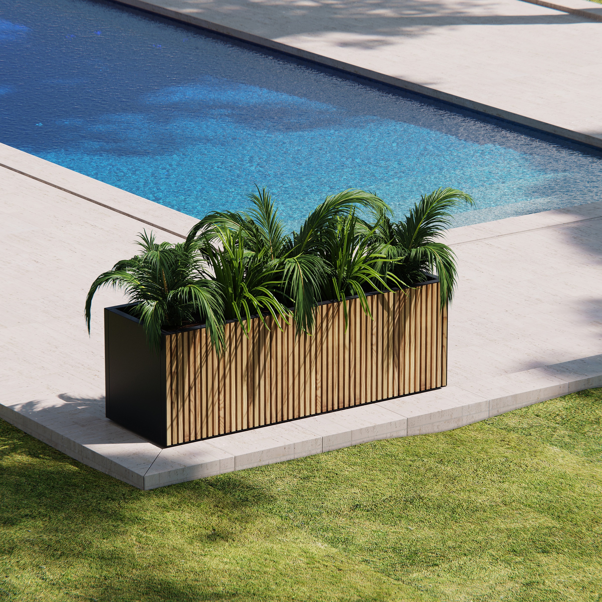Herstera Garden Pflanzkübel »Deco Planter L« BxTxH: 150x50x50 cm