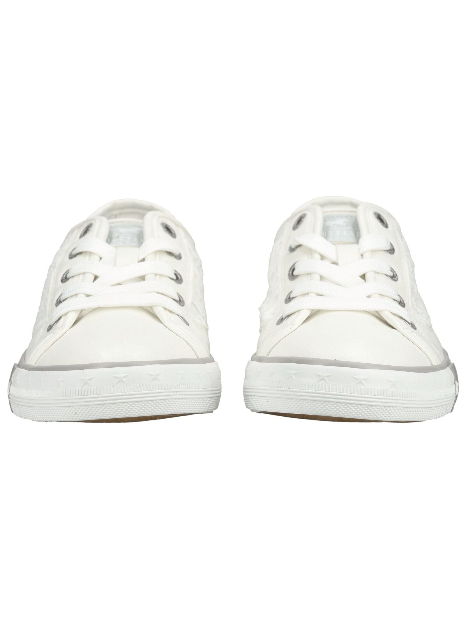 Sneaker MUSTANG SHOES "Mustang Shoes Sneaker Lederimitat/Textil", Herren, Gr. 42, weiß, Lederimitat, Textil, Schuhe Sneaker 2