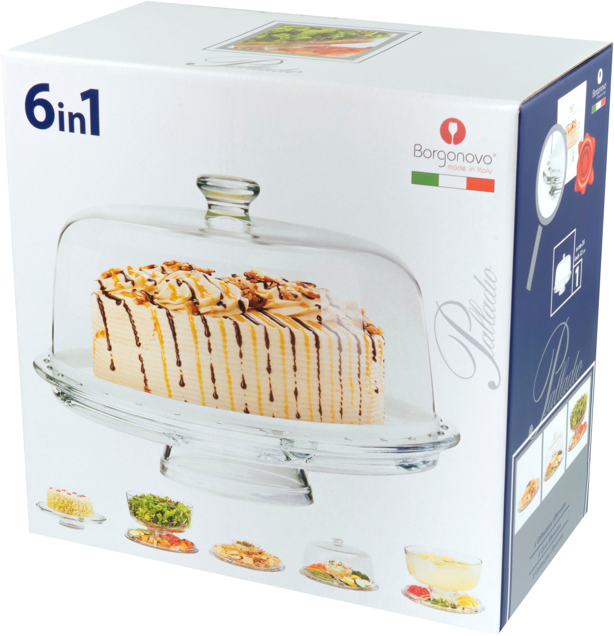 CreaTable Servier-Set »Servierbutler, 2-tlg.« Edles Servierset, Formschön elegant