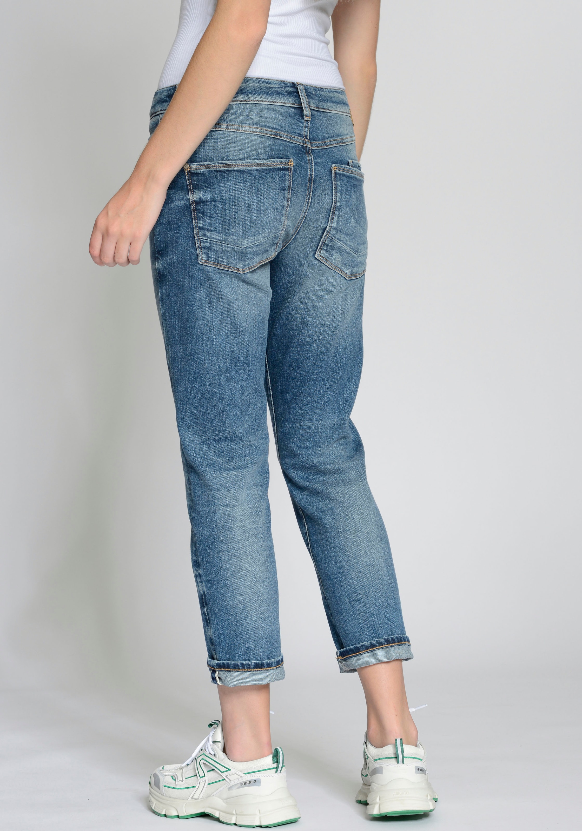 GANG Boyfriend-Jeans "94NADIA", 5-Pocket Style mit Reißverschluss und Knopf günstig online kaufen