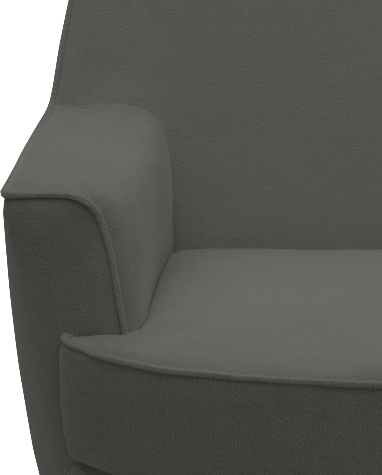 INOSIGN Drehsessel »HETTY, Drehsessel mit Wippfunktion, Lese-Sessel in Cord und Microfaser«, (1 St.), mit Federkern, auch im Set mit passendem Hocker