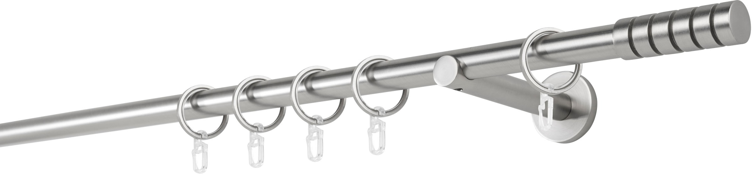 mydeco Gardinenstange "20mm Rillcube Wandträger 12 cm" 1 läufig-läufig Fixm günstig online kaufen