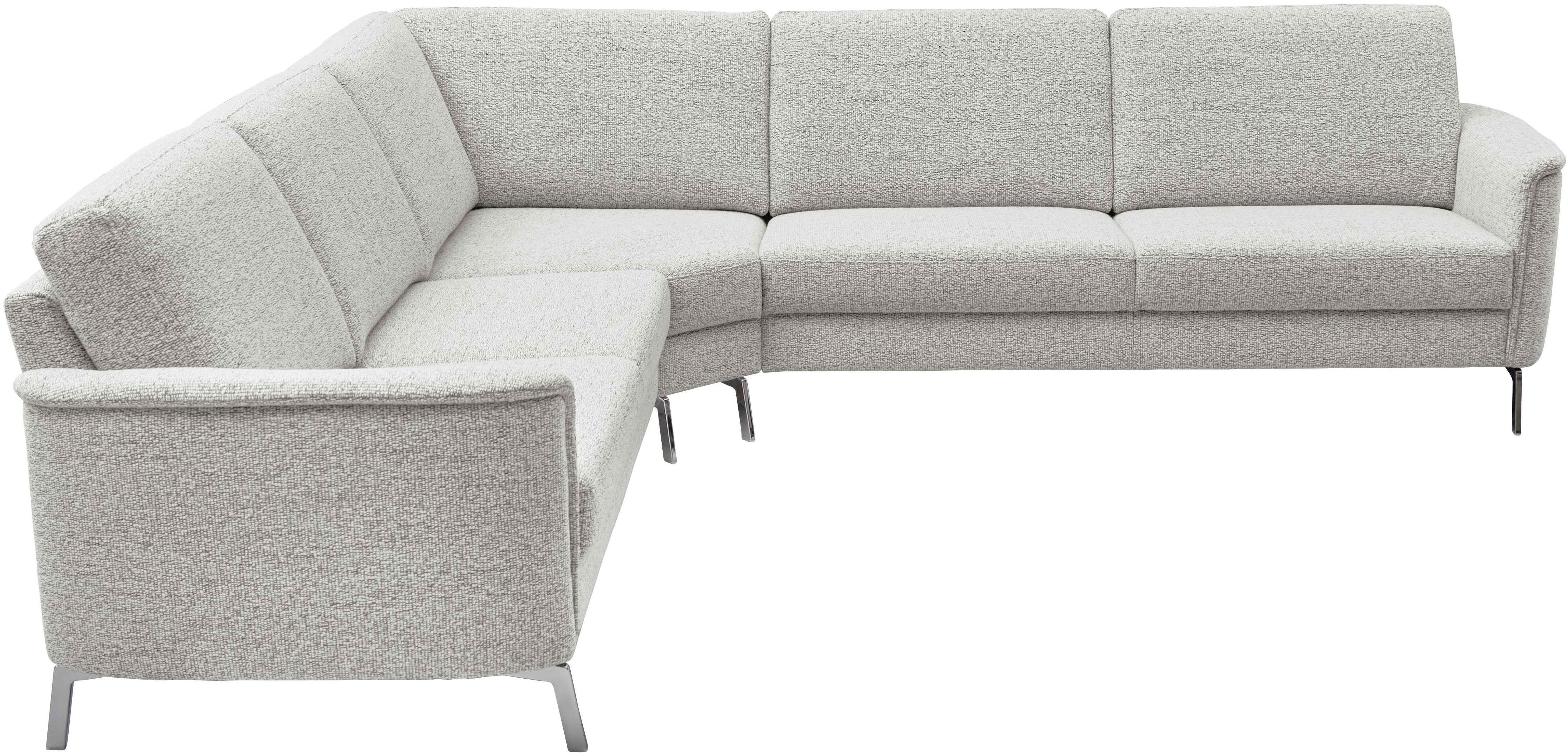 Home affaire Ecksofa "Solvaro, optional motorischer Sitzvorzug, Breite 283 cm" Saugroboter-tauglich, hochwertige Details & sorgfältige Verarbeitung
