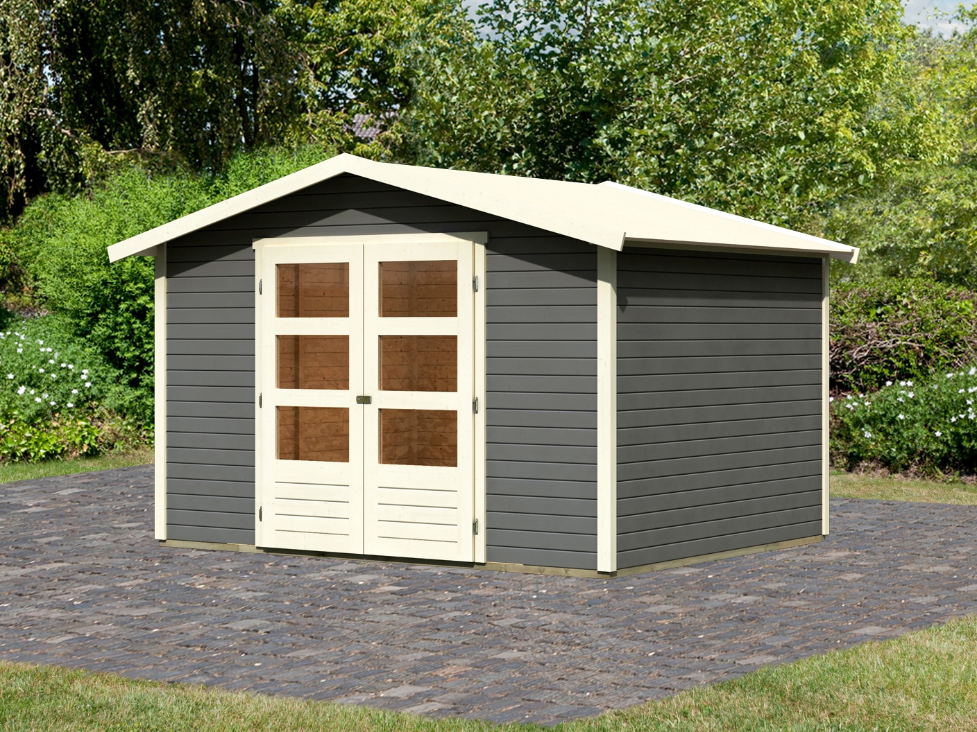 Karibu Gartenhaus "Carlberg 5" günstig online kaufen