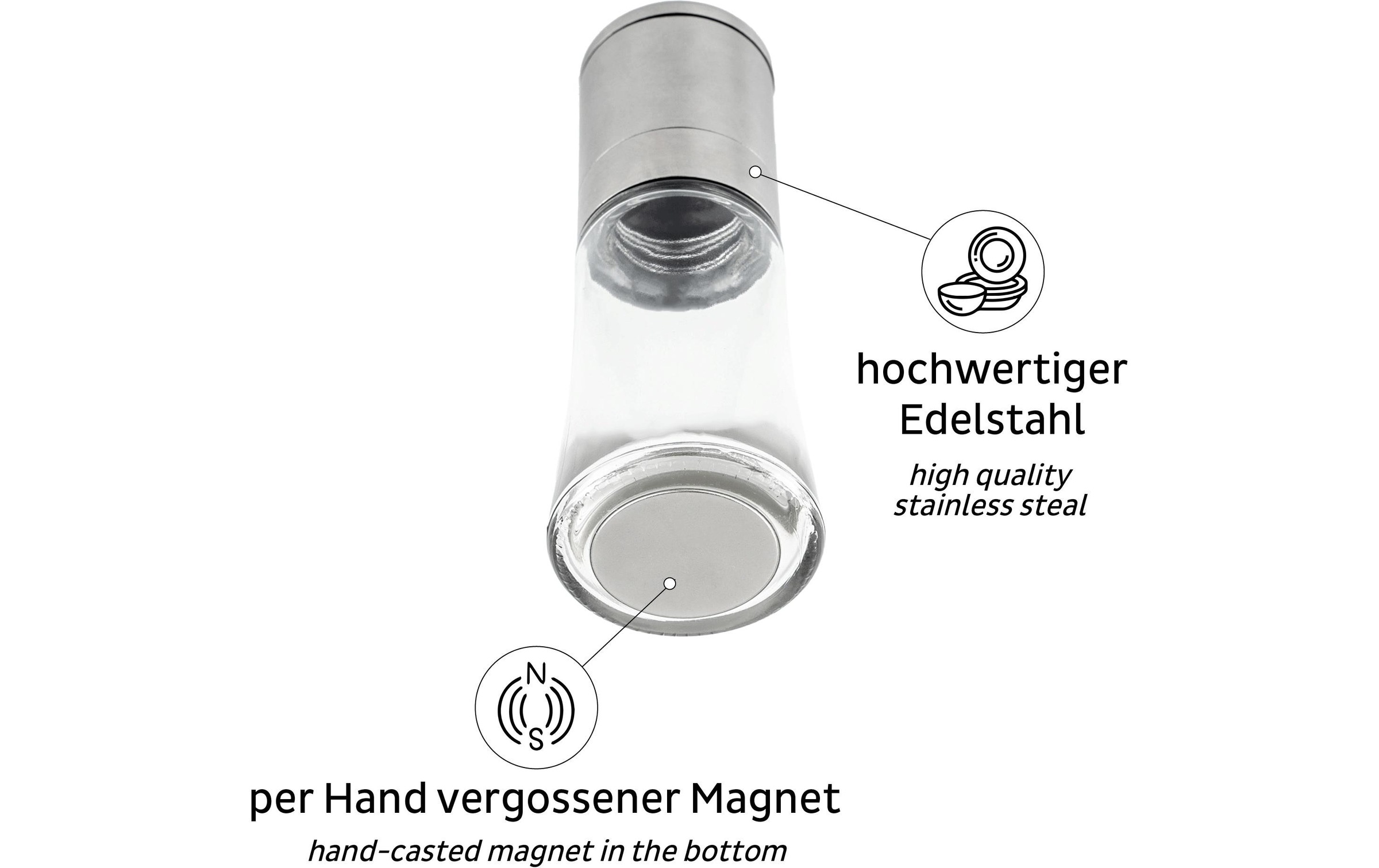 silwy MAGNETIC SYSTEM Gewürzmühle »2er-Set«
