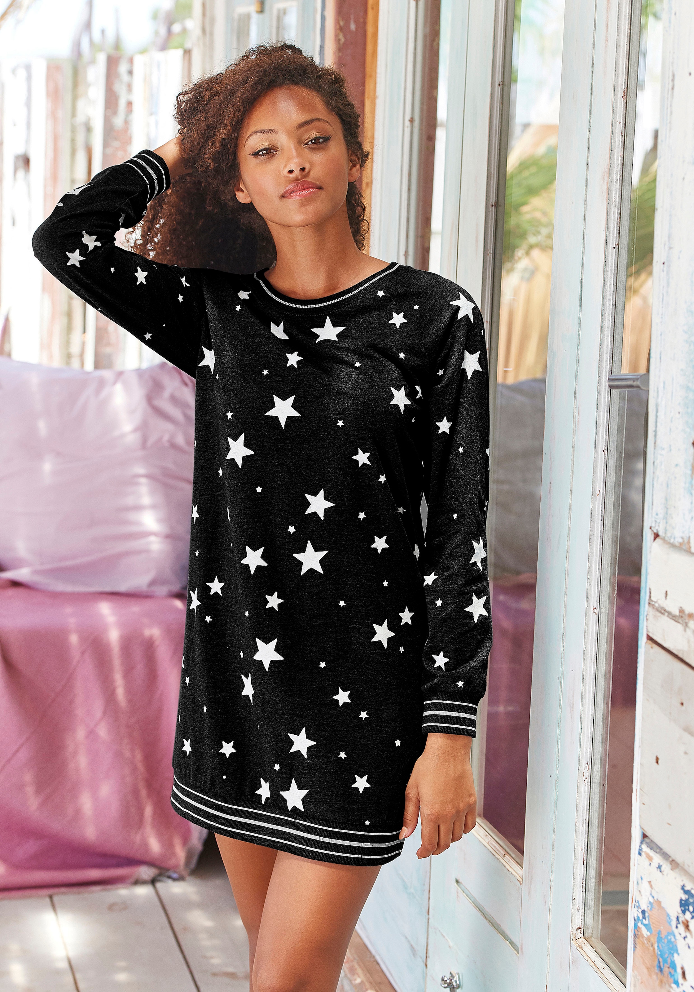 | Sleepshirt, Vivance BAUR angesagtem bestellen mit Sternedruck Dreams online