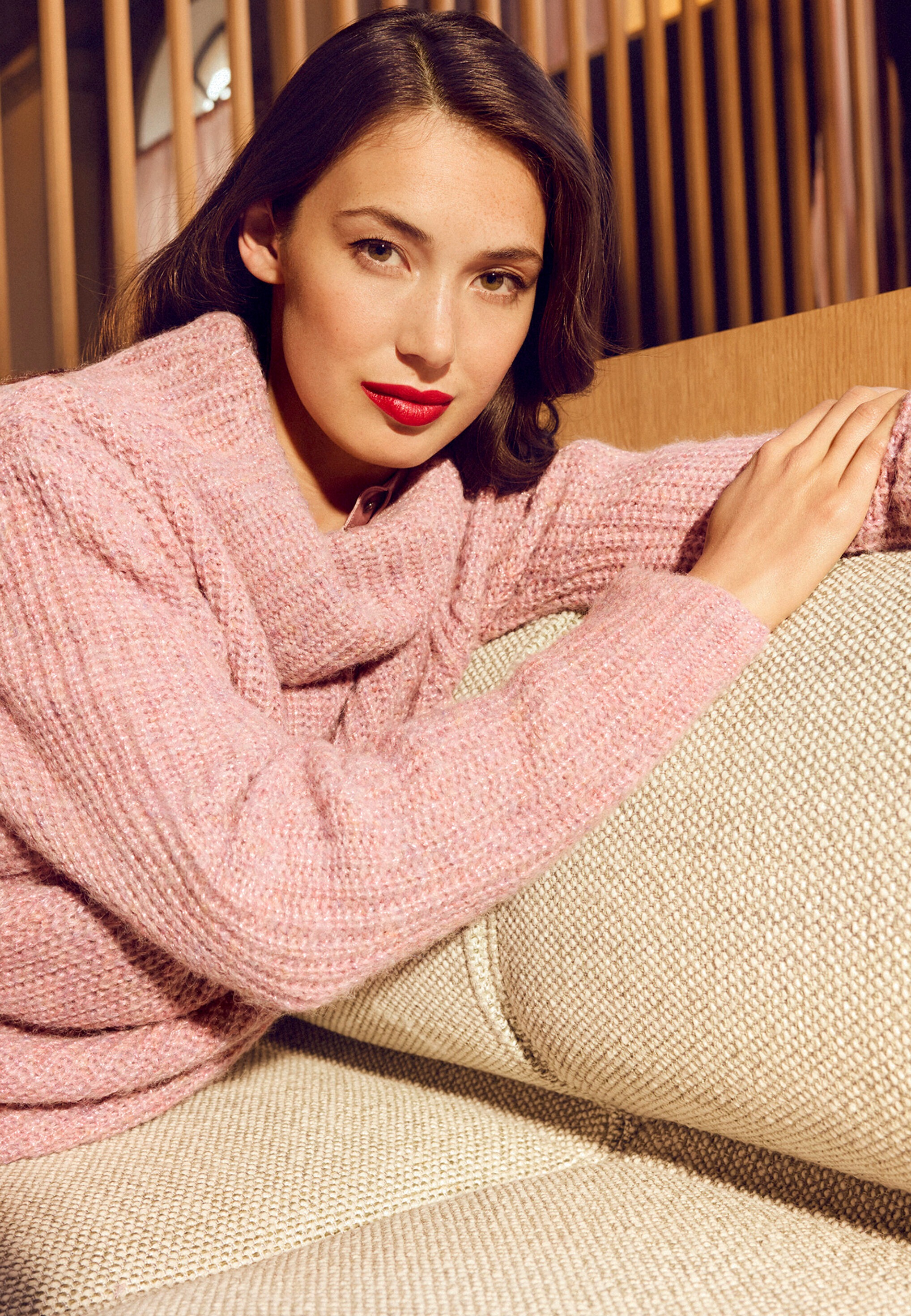 Betty&Co Strickpullover »Damen mit Lurexfaden« 1 Stk.