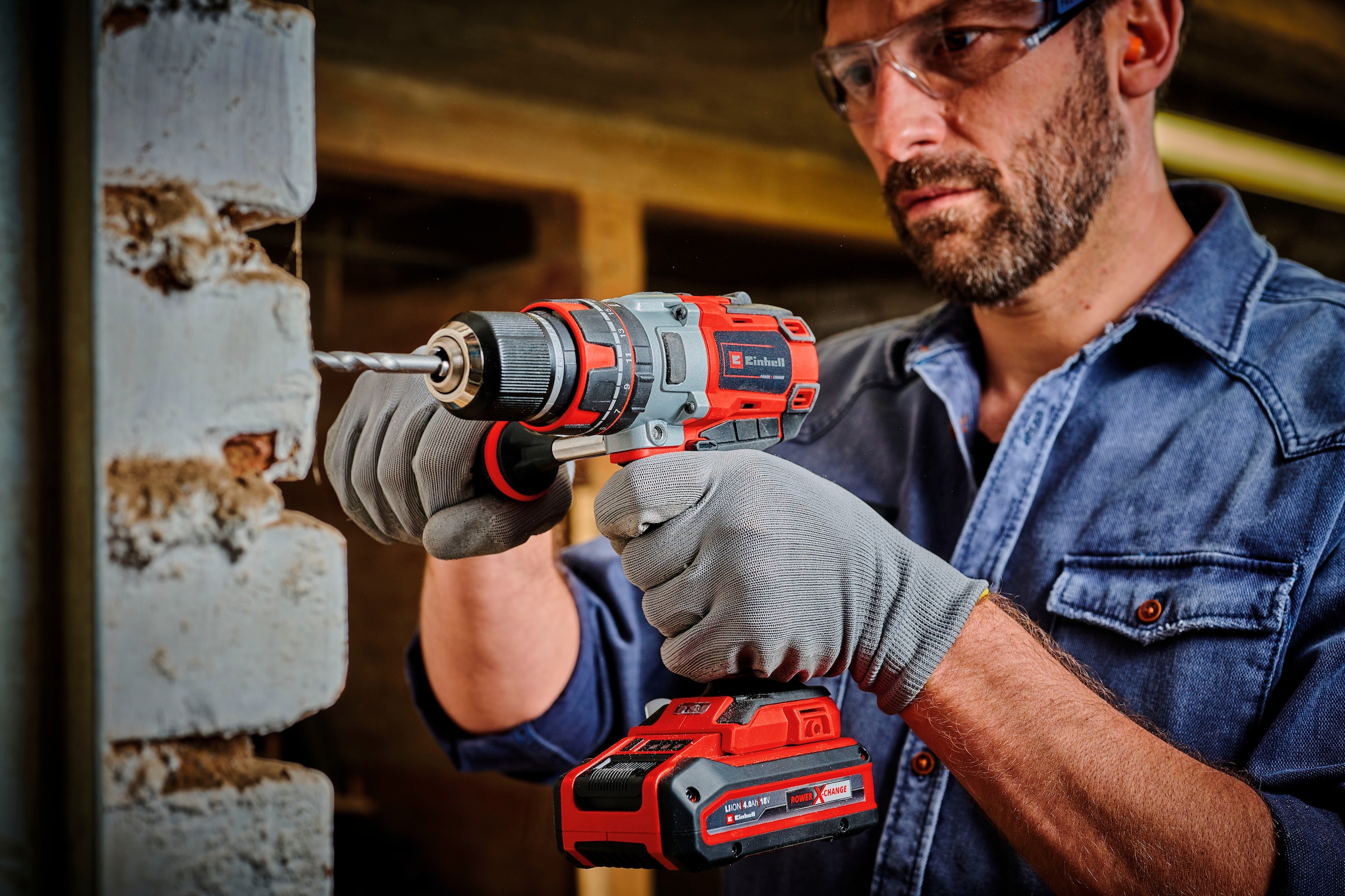 Einhell Akku-Schlagbohrschrauber »TE-CD 18 Li-i Brushless - solo«, Power X-Change, ohne Akku und Ladegerät