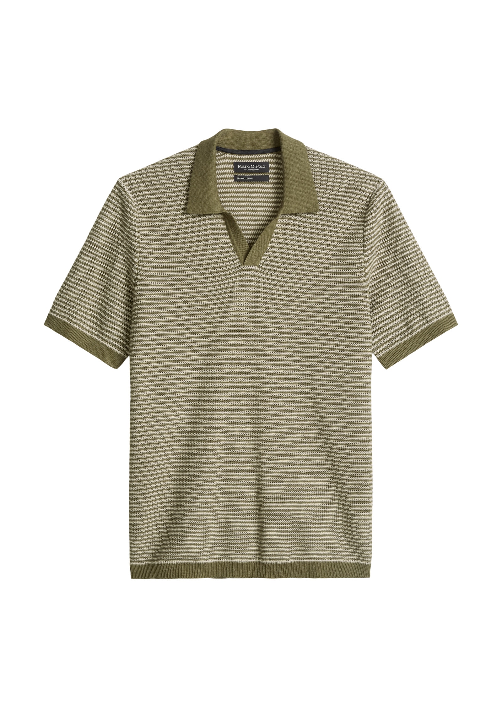 Marc O'Polo Poloshirt »aus Bio-Baumwolle und Leinen«