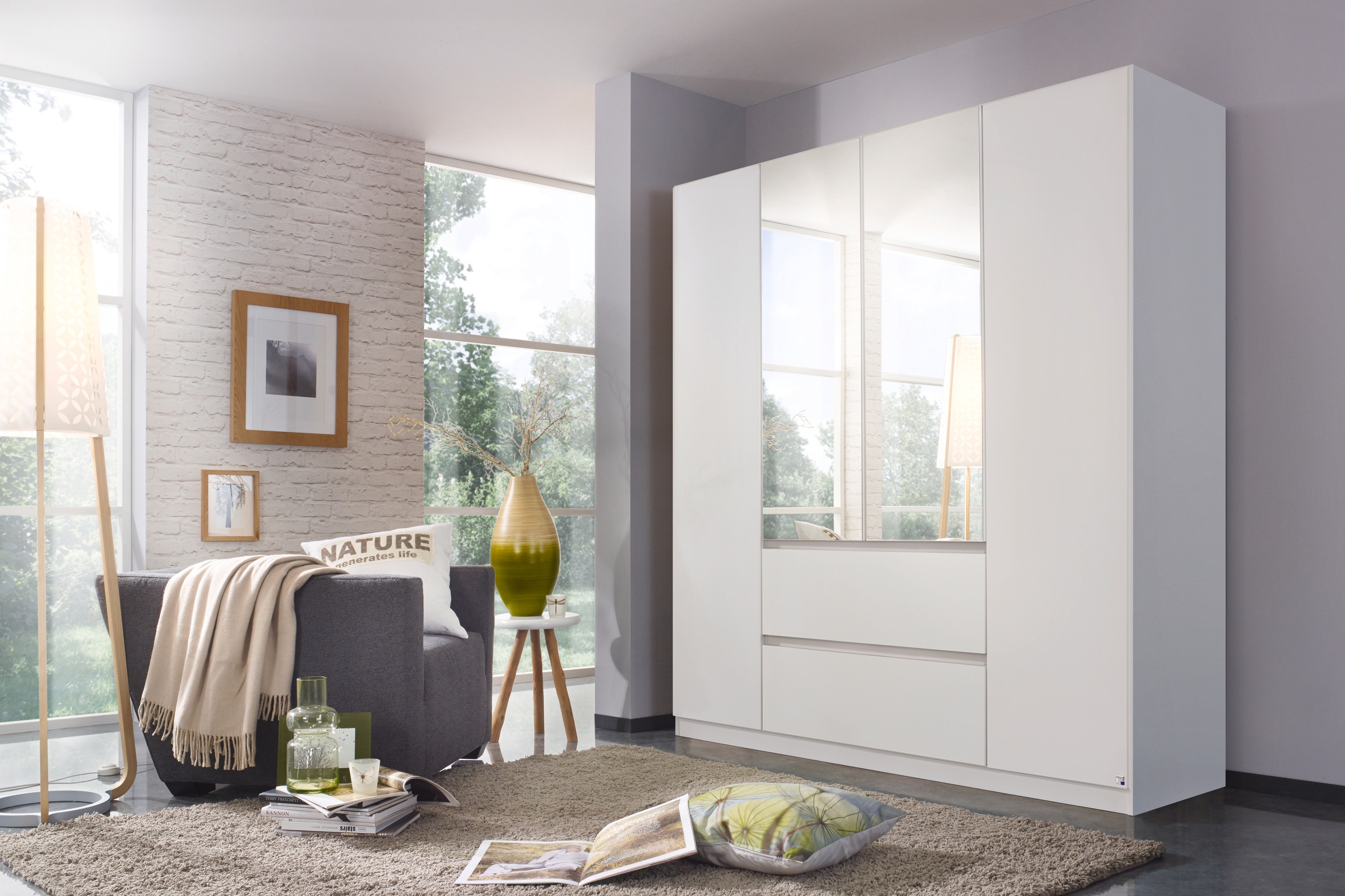 rauch Drehtürenschrank "Kleiderschrank Schrank Garderobe Wäscheschrank Ankl günstig online kaufen