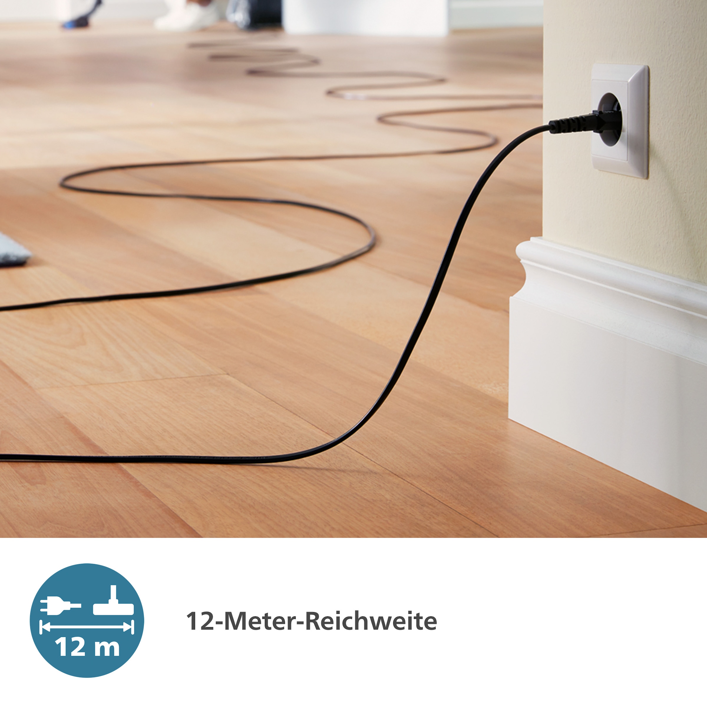 Philips Bodenstaubsauger »XD6142/12 6000 Serie, der Tierfreund mit spezieller Mini-Pet-Düse«, 900 W, mit Beutel, HEPA-Allergiefilter, TriActive+ LED-Düse, 4 l; Tiefschwarz glänzend
