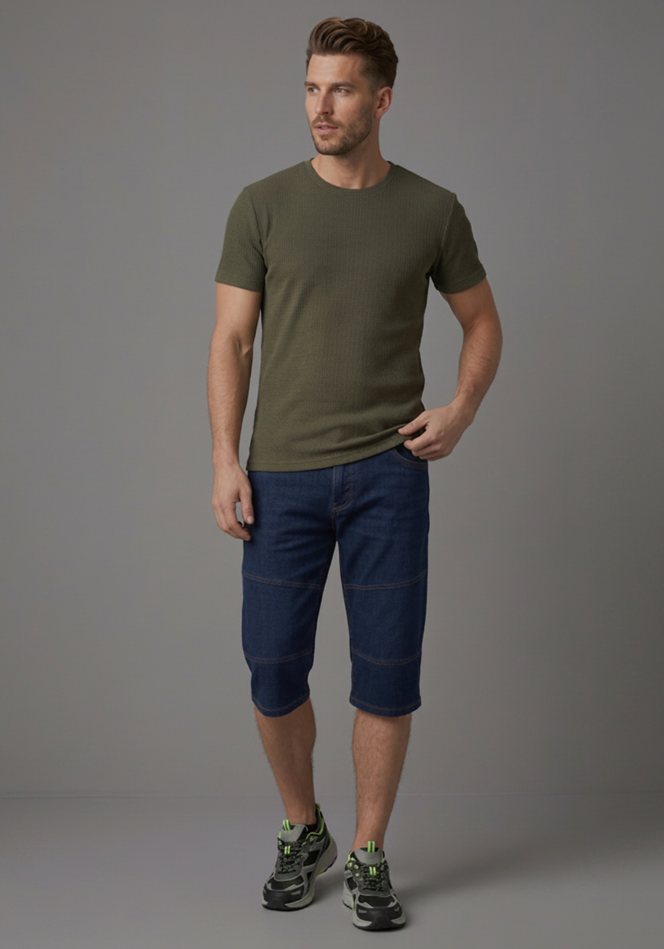 Arizona Jeansbermudas Regular Fit, gerade geschnittenes Bein, niedrige Leibhöhe