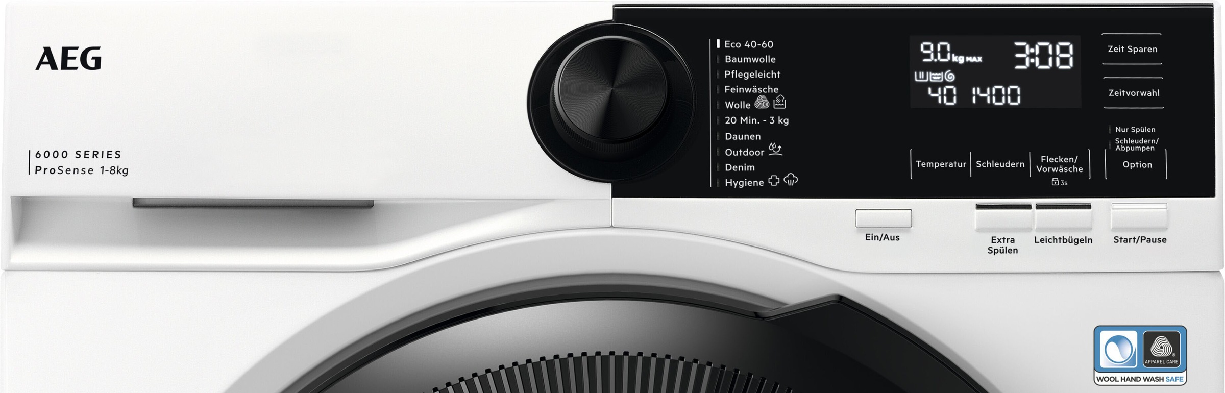AEG Waschmaschine 6000 ProSense "LR6A65480" 8 kg 1300 U/min Hygiene-Program günstig online kaufen