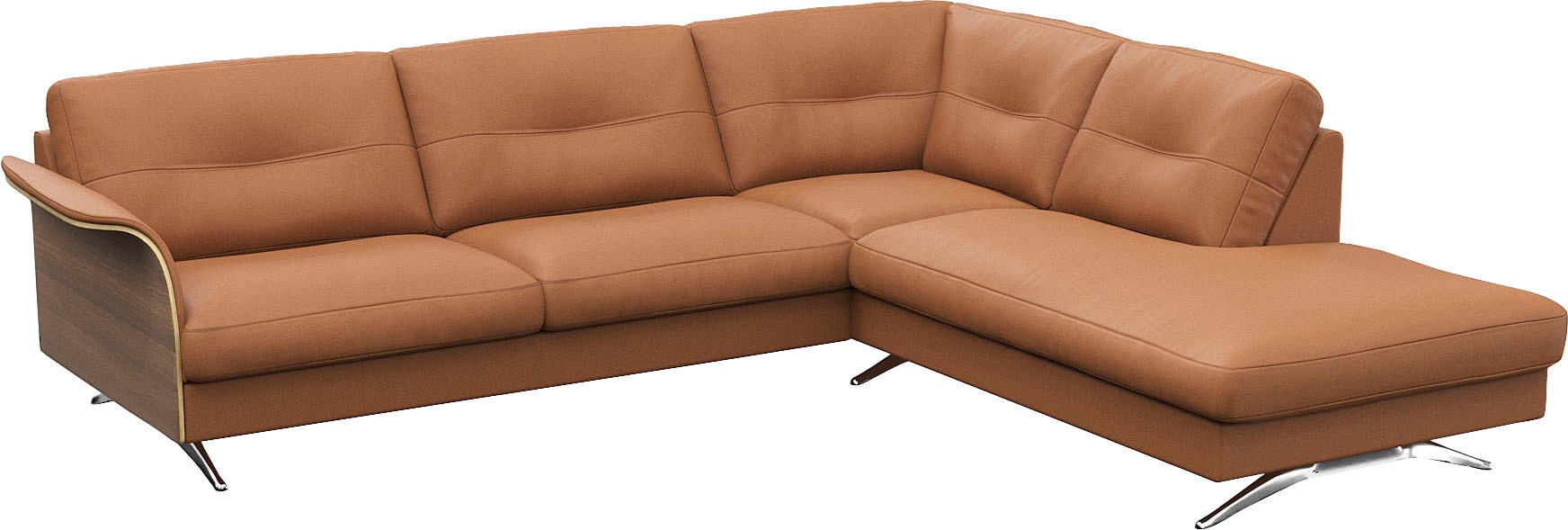 FLEXLUX Ecksofa »Glow«, Skandinavisches Design, In hochwertiger Verarbeitung