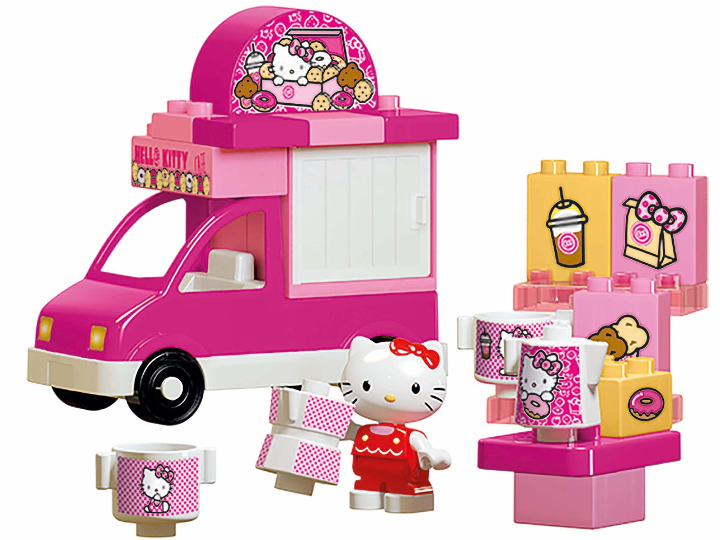 Spielbausteine BIG-Bloxx Hello Kitty Eiswagen, Kunststoff, (26-tlg.)