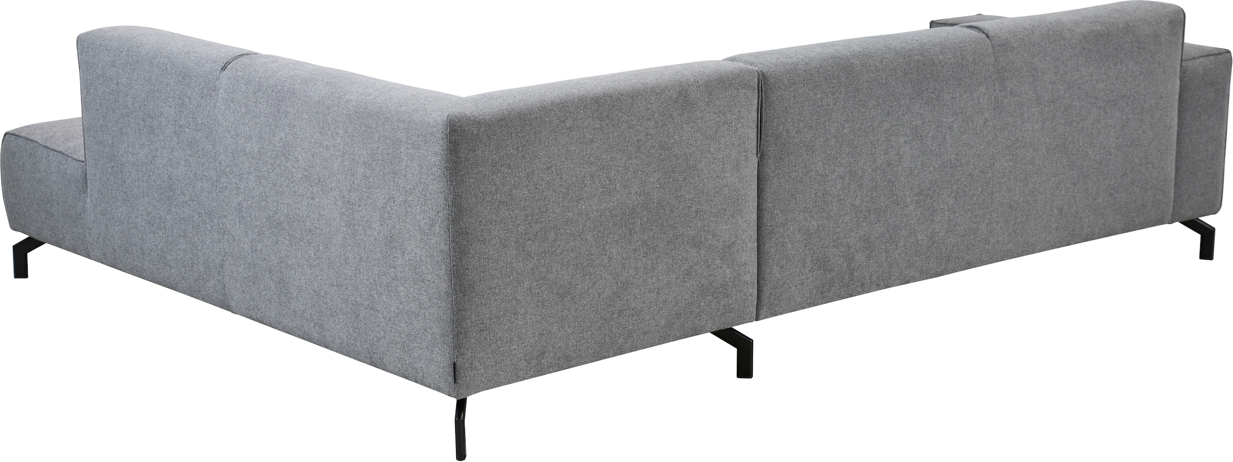 Places of Style Ecksofa Lorcan, in Lederoptik oder Strukturstoff lieferbar