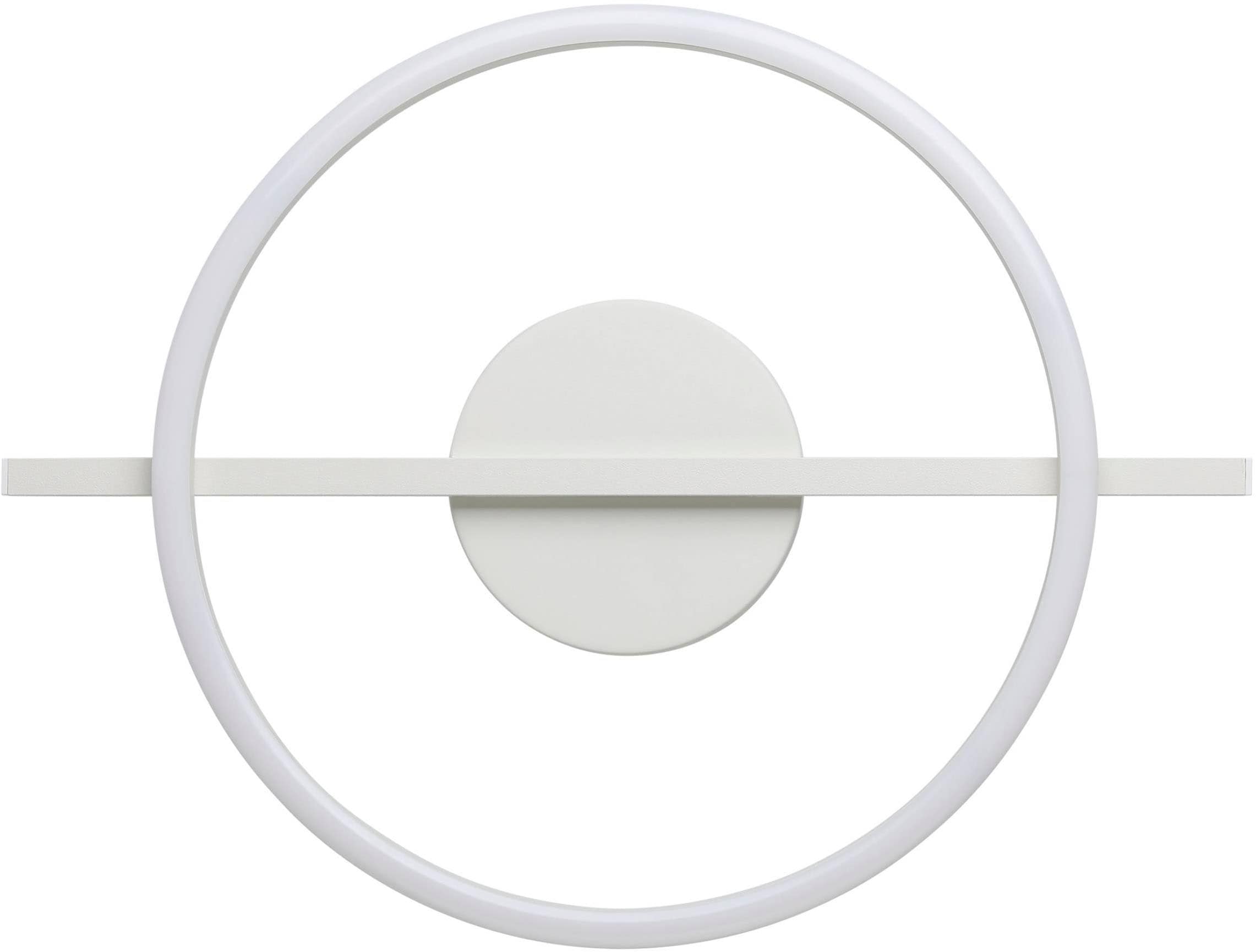 EGLO Deckenleuchte »Amandolo Deckenlampe RGB Backlight Fernbedienung inkl. geometrisch« LED-Modul 1 Stk. Kaltweiß | RGB Wand-/Deckenleuchte - L40 x B30 x H6,5 cm - weiß - 17W inkl.