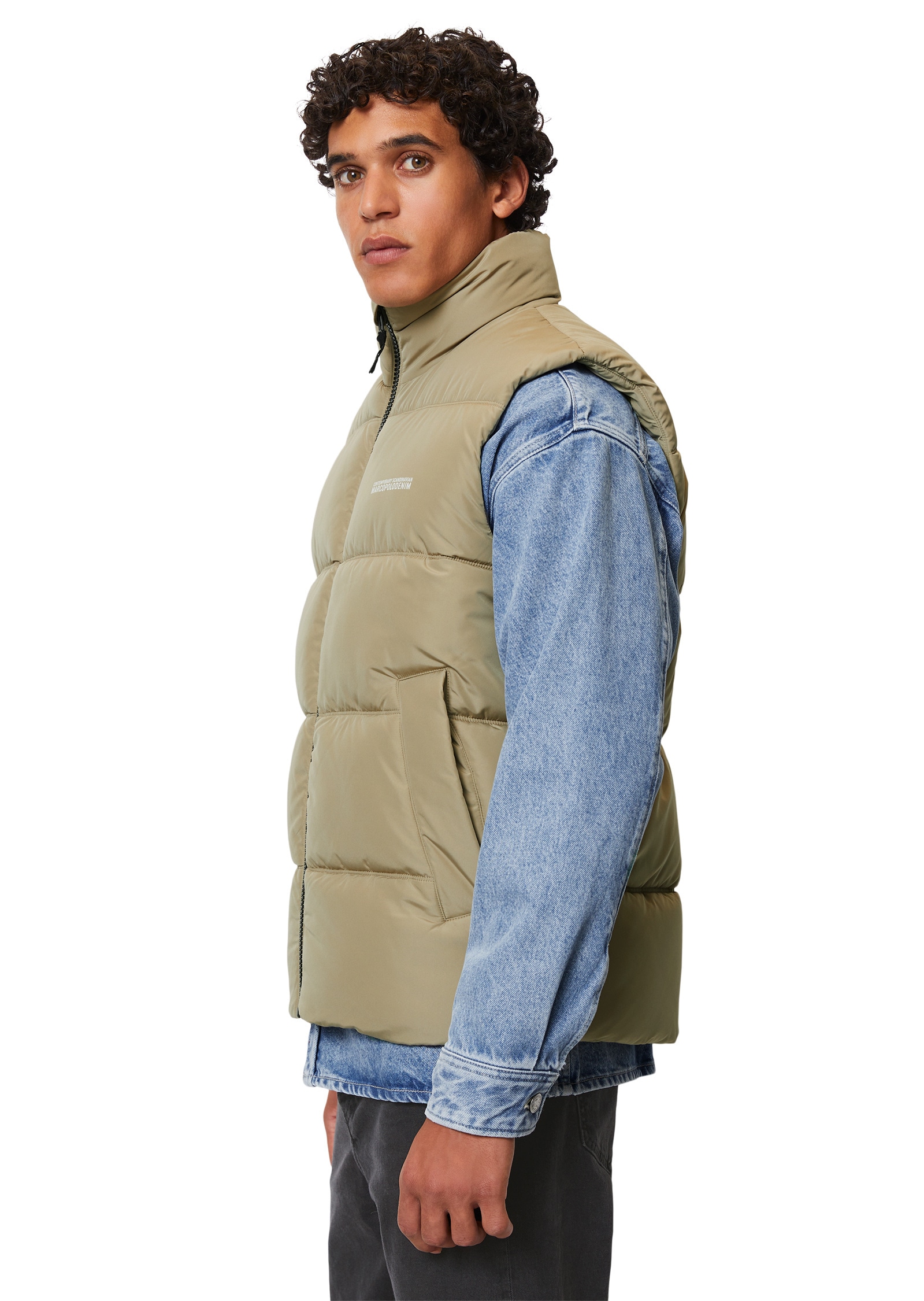 Marc O'Polo DENIM Steppweste »mit wasserabweisender Oberfläche«