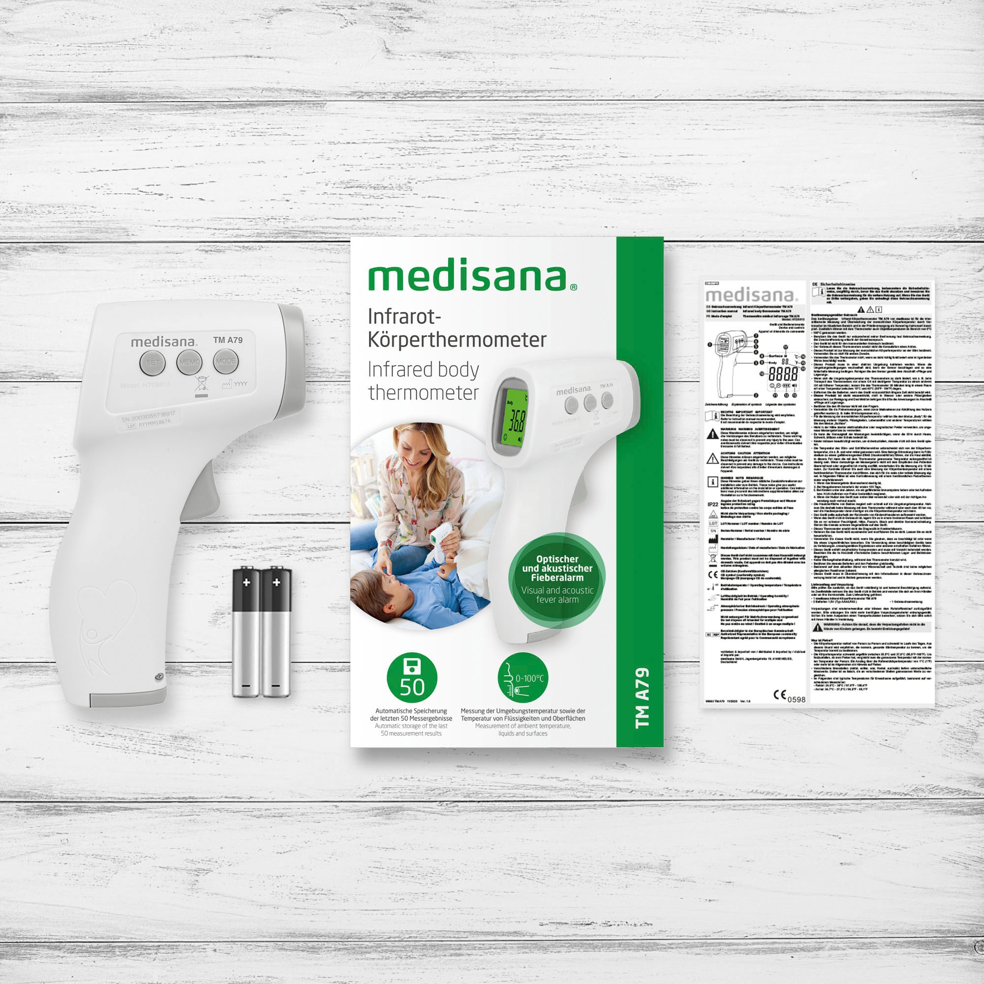 Medisana Infrarot-Fieberthermometer »TMA79«