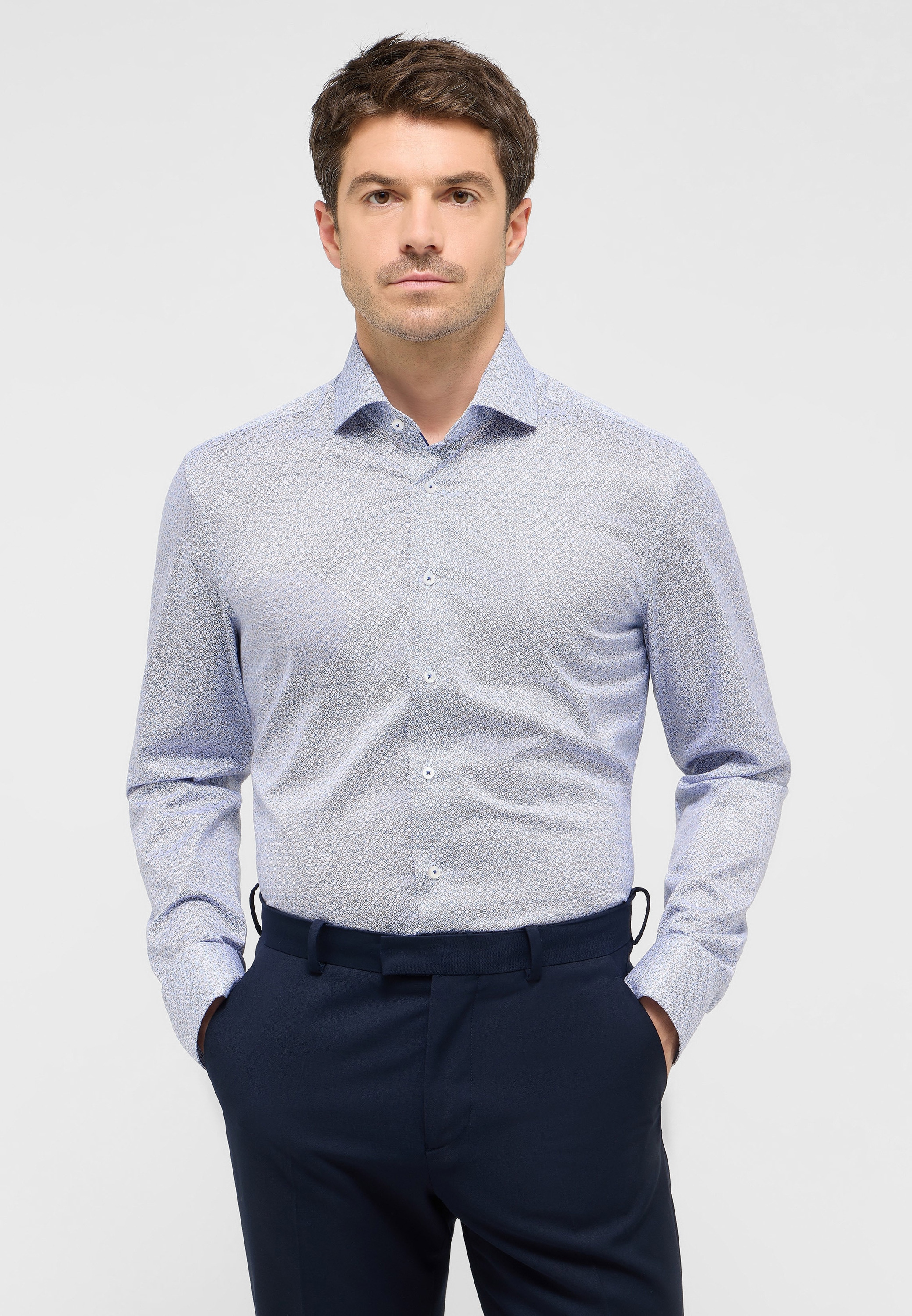 Eterna Langarmhemd "SLIM FIT", NON IRON (bügelfrei) günstig online kaufen