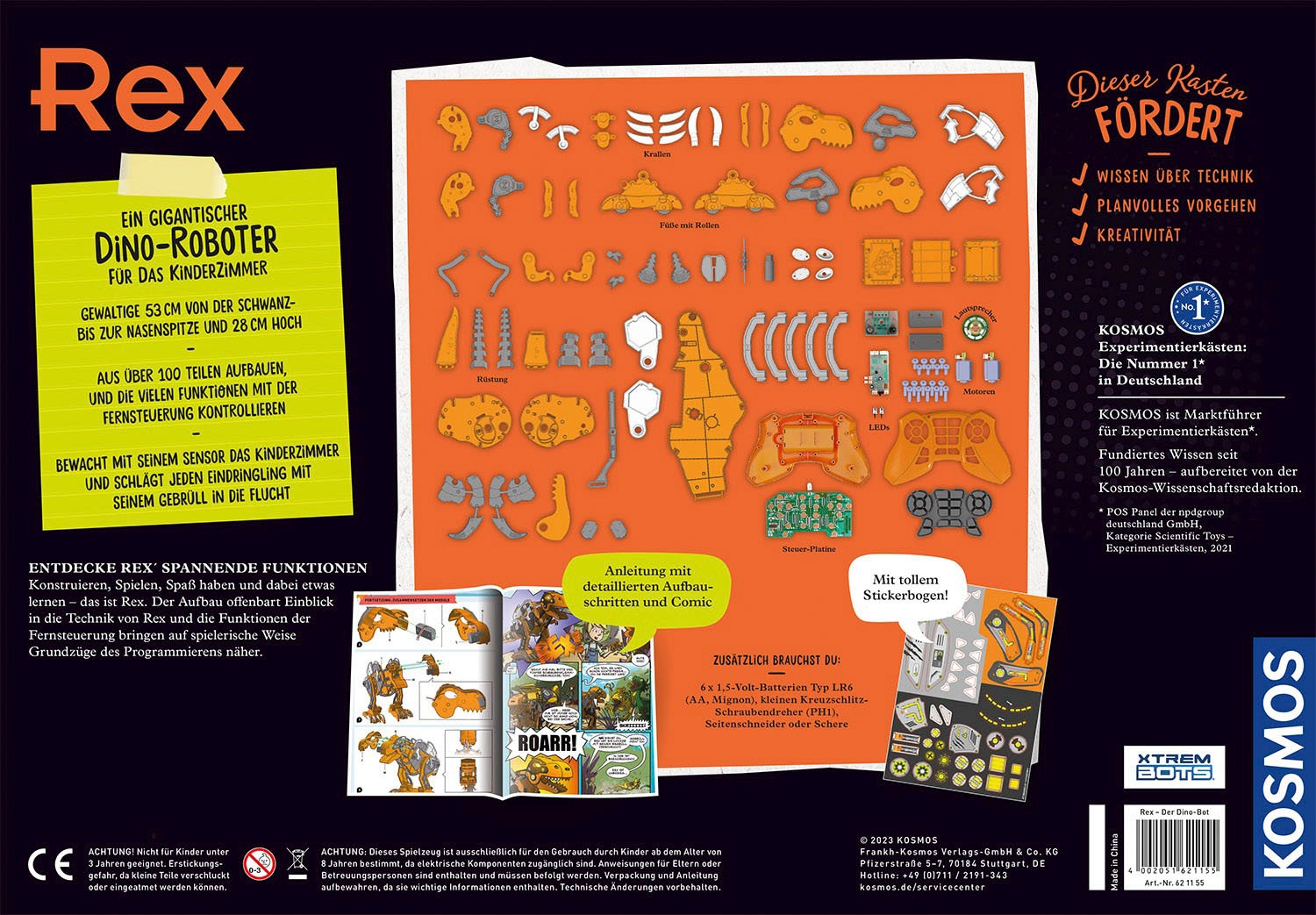 Kosmos Experimentierkasten »Rex - Der Dino Bot«