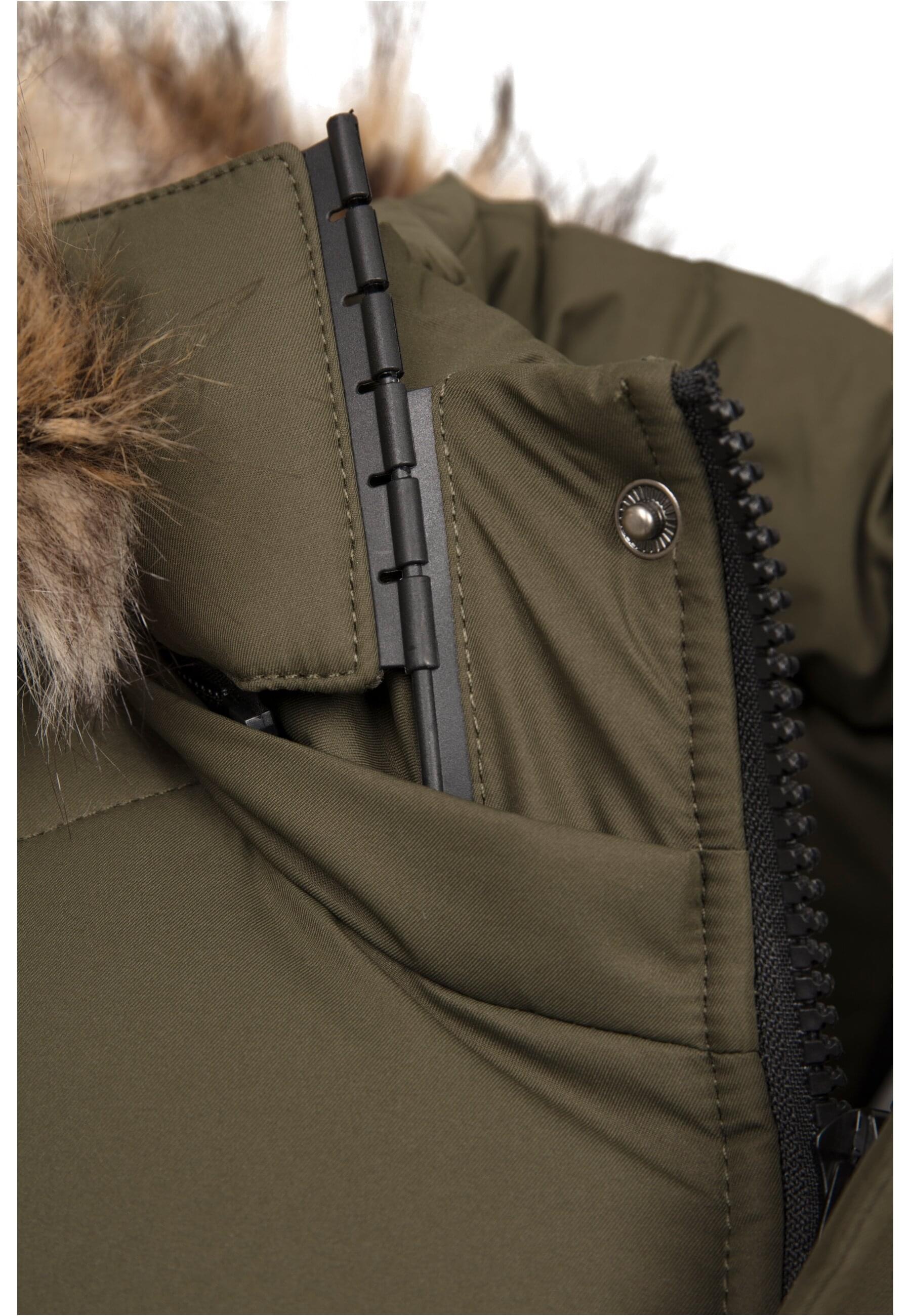 URBAN CLASSICS Winterjacke »Urban Classics Herren Faux Fur Hooded Jacket«, (1 St.), mit Kapuze