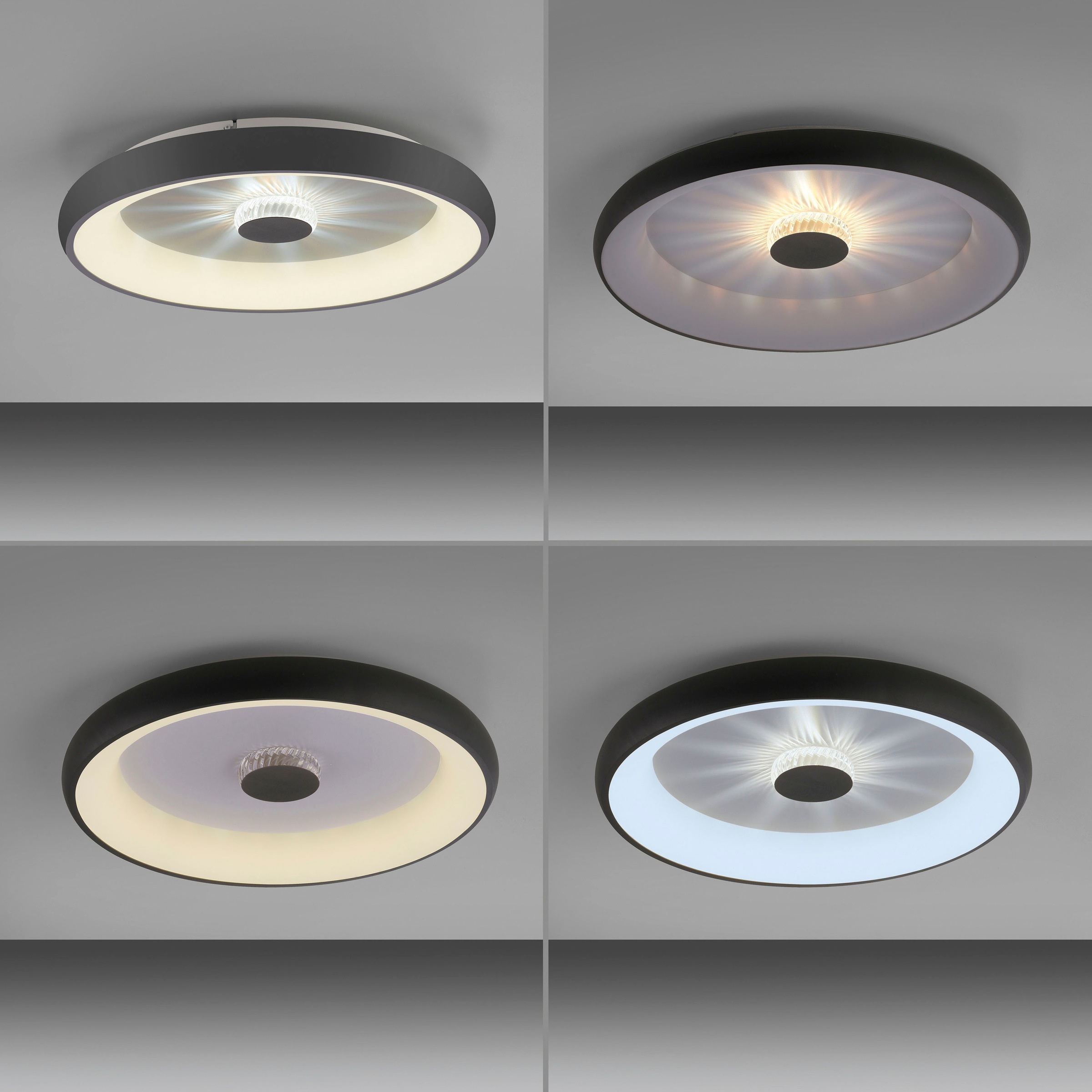 JUST LIGHT Deckenleuchte »VERTIGO«, 1 flammig, Leuchtmittel LED-Board | LED fest integriert