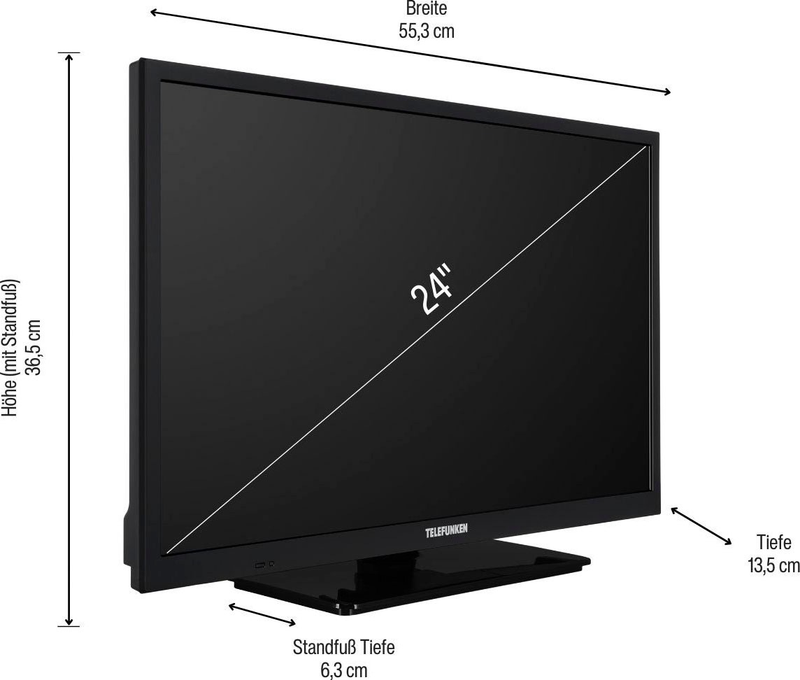 Telefunken LED-Fernseher »L24H550M4DI«, HD-ready, integrierter DVD-Player