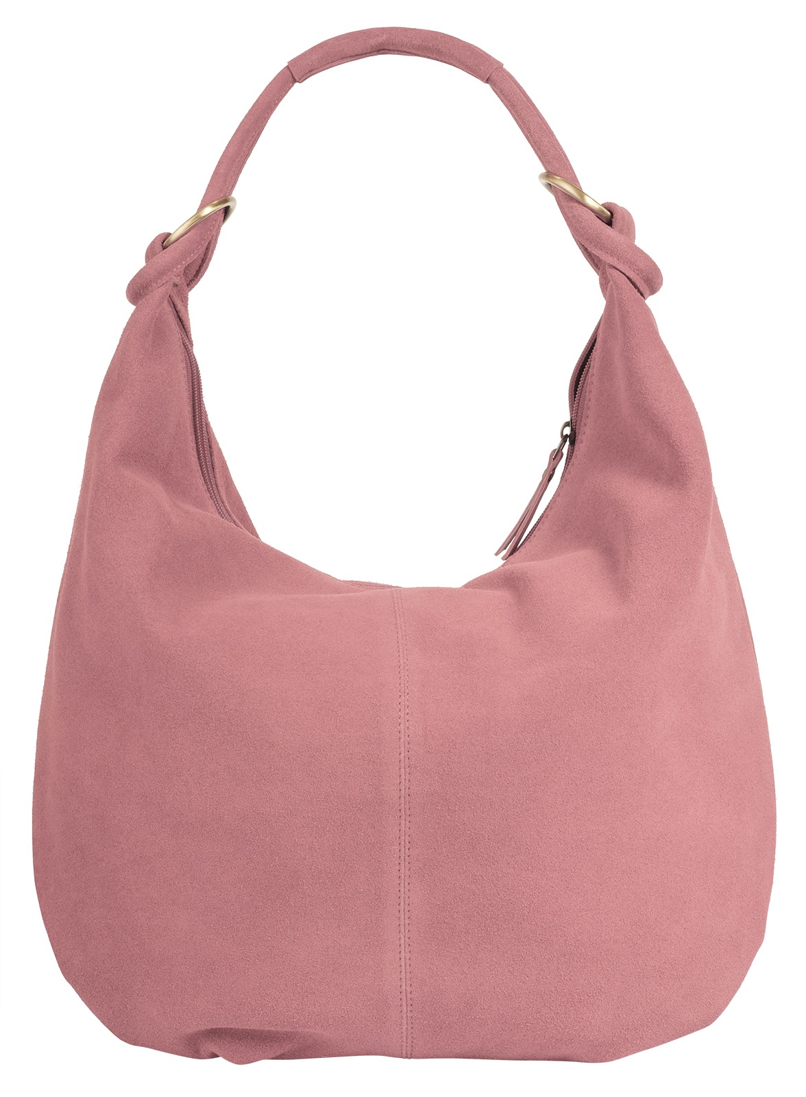 Shopper BRUNO BANANI, Damen, Gr. B/H/T: 43cm x 33cm x 4cm onesize, rosa (alt, rosa), Leder, unifarben, Taschen Shopper, echt Leder 2