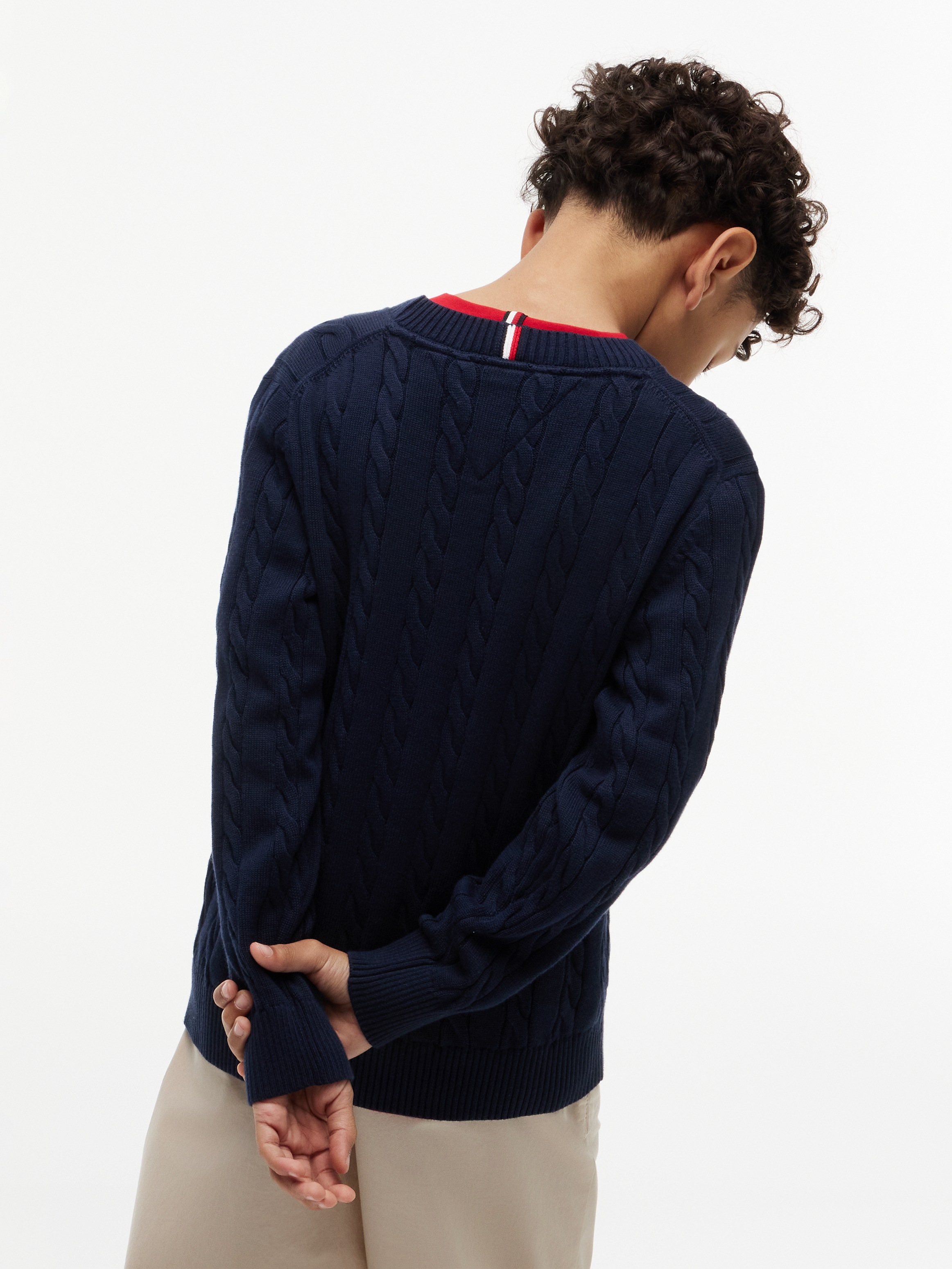Tommy Hilfiger Strickpullover Regular fit, für Kinder bis 16 Jahre