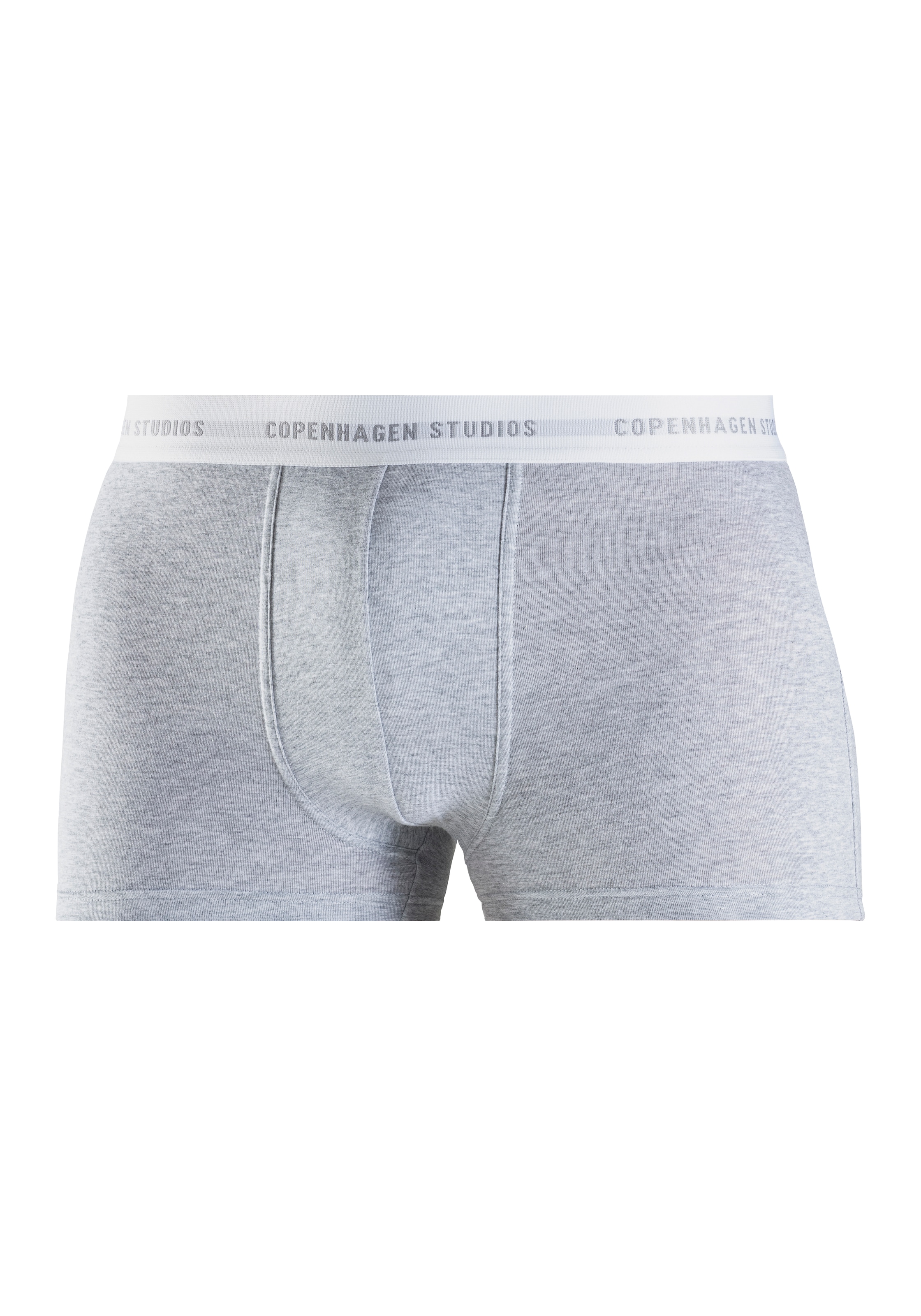 Copenhagen Studios Boxer »Boxershorts für Herren«, (Packung, 3 St., 3er Pack), mit weißem Logo-Bund