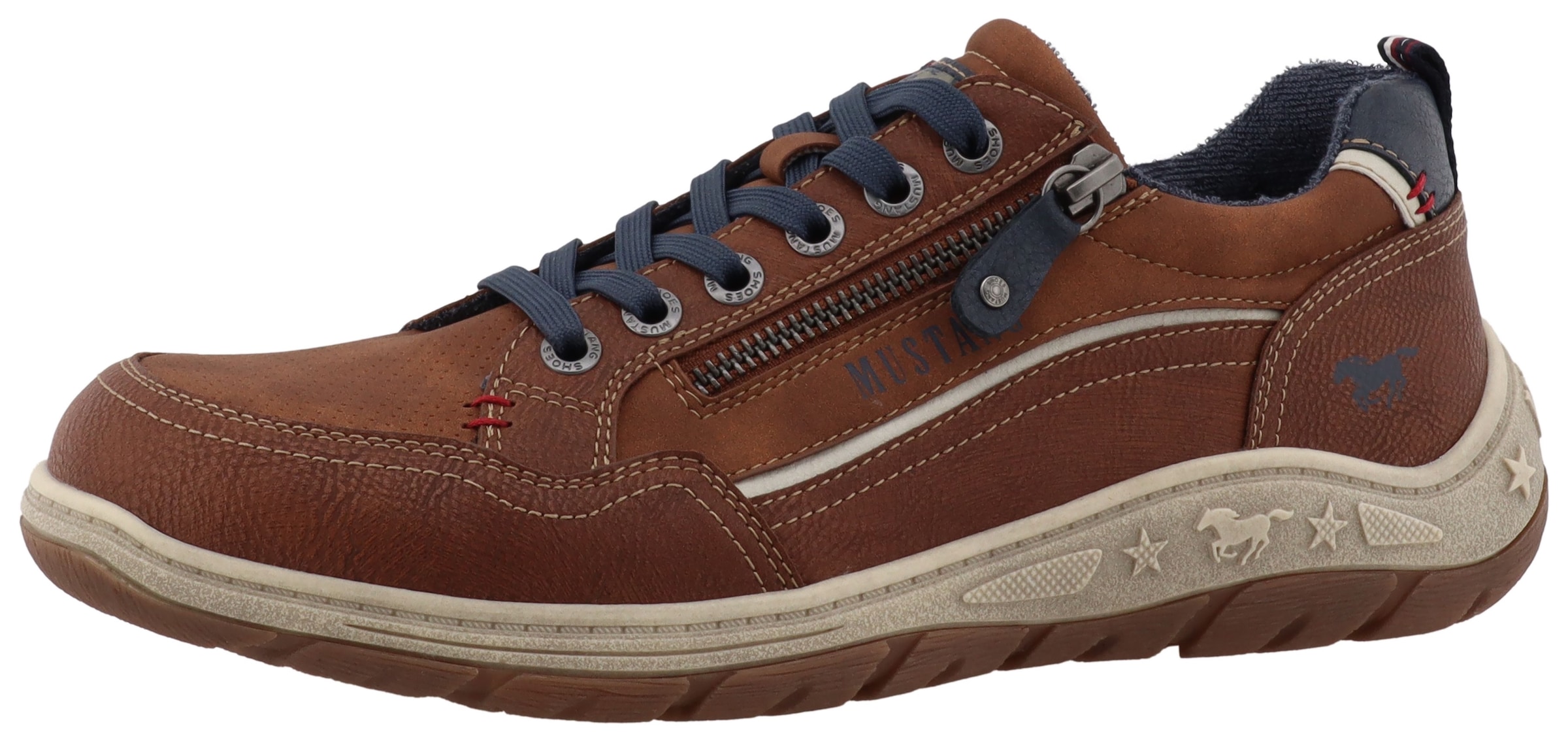 Mustang Shoes Sneaker "Benedetto" Freizeitschuh, Halbschuh, Schnürschuh mit günstig online kaufen