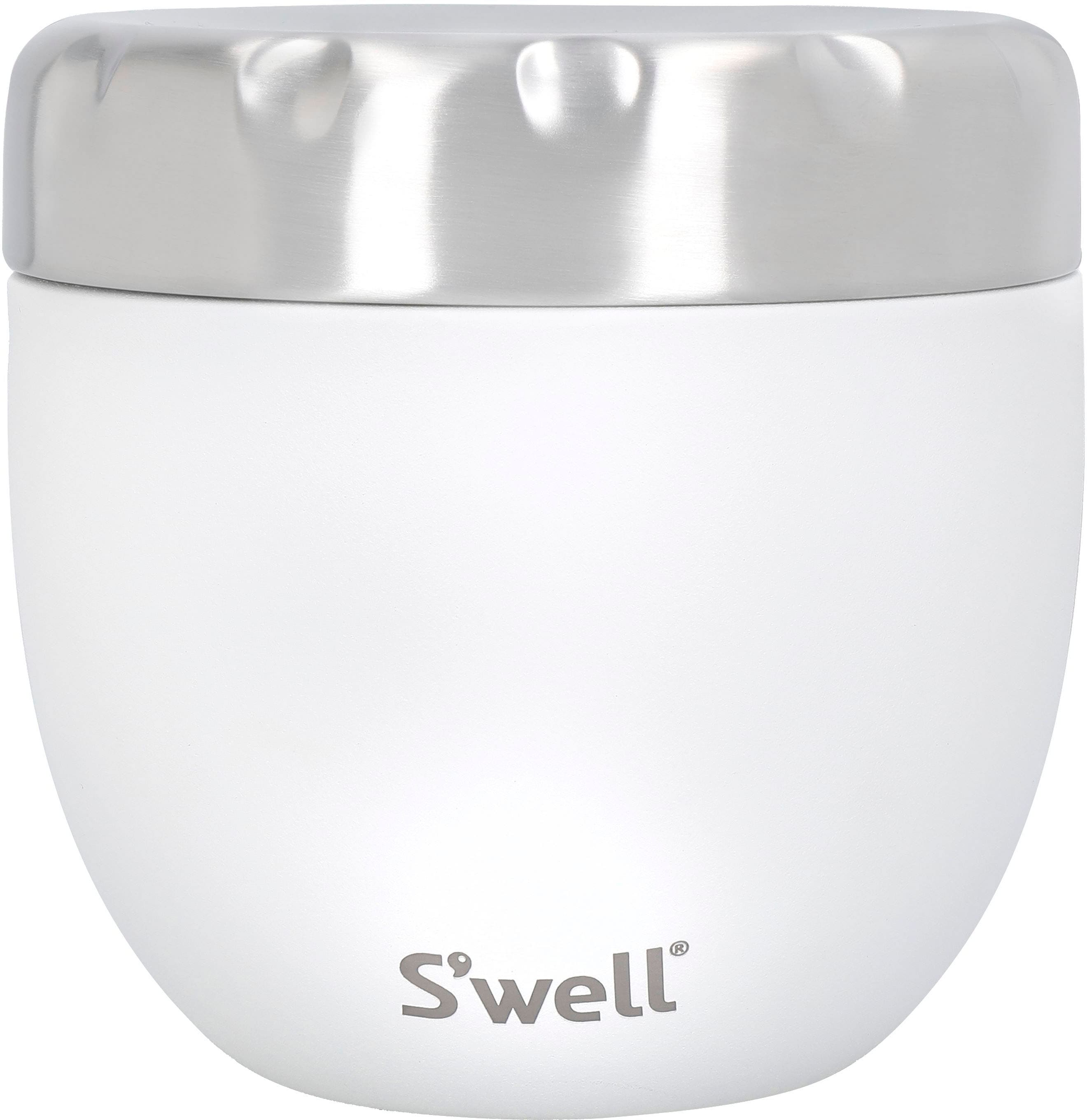 Swell Thermoschüssel "S’well Pink Topaz Eats 2-in-1 Food Bowl" 2 Stk. aus Edelstahl Therma-Swell-Technologie mit dreischichtiger Außenschale
