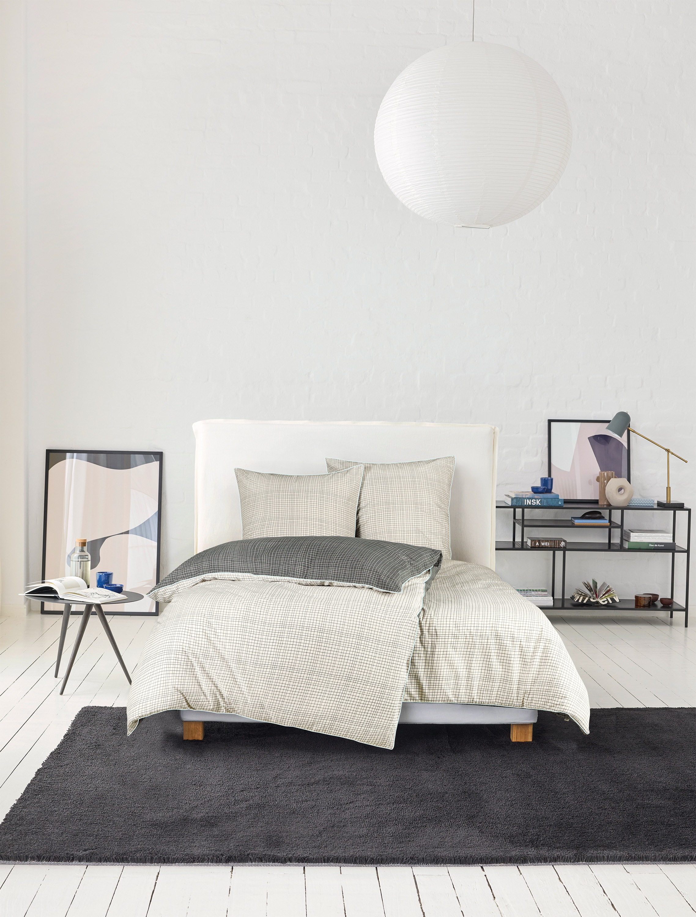 Esprit Wendebettwäsche "Grid" 2 Stk. tlg. aus reiner Baumwolle und mit effe günstig online kaufen