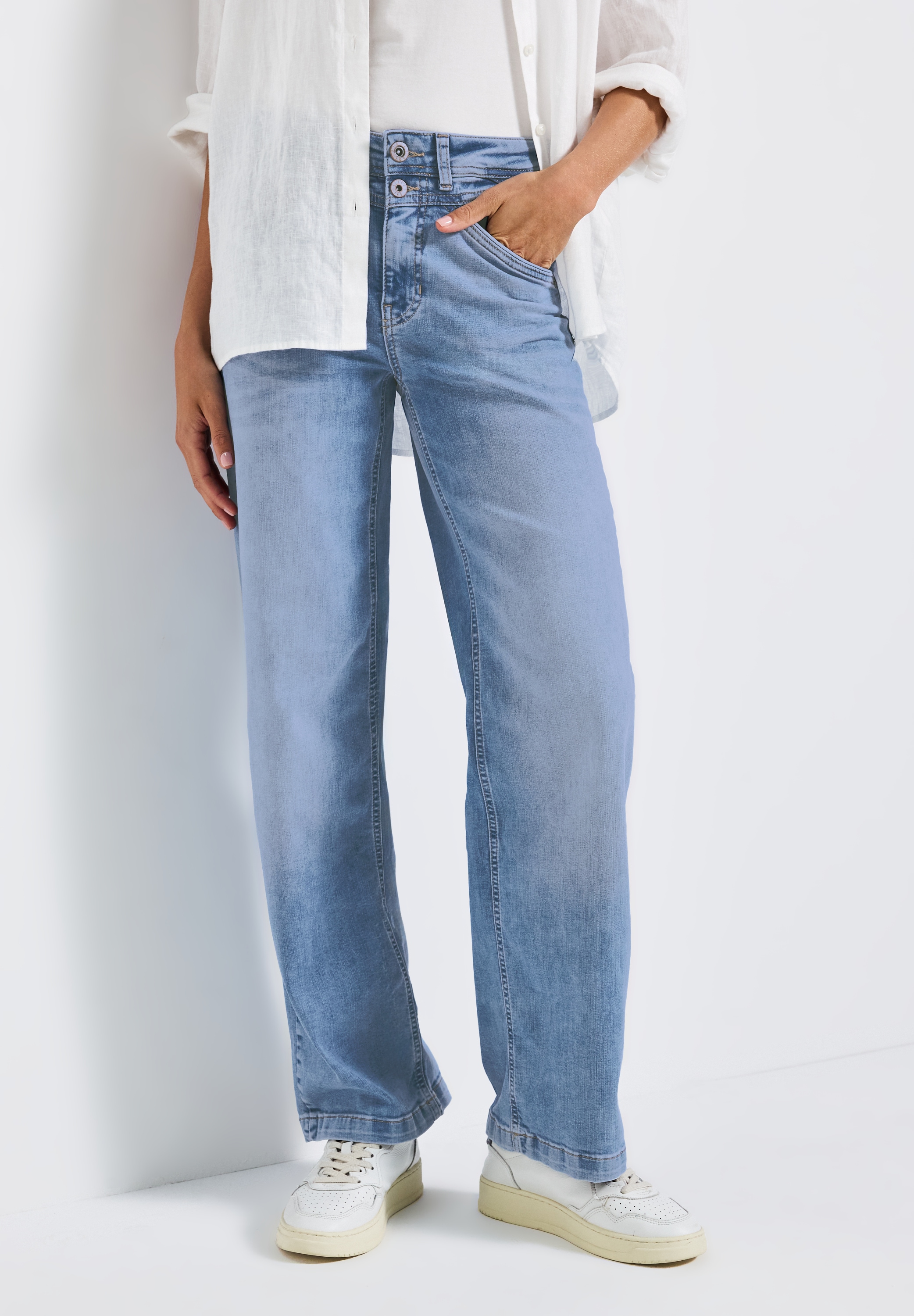 STREET ONE Weite Jeans, im 4-Pocket Style günstig online kaufen