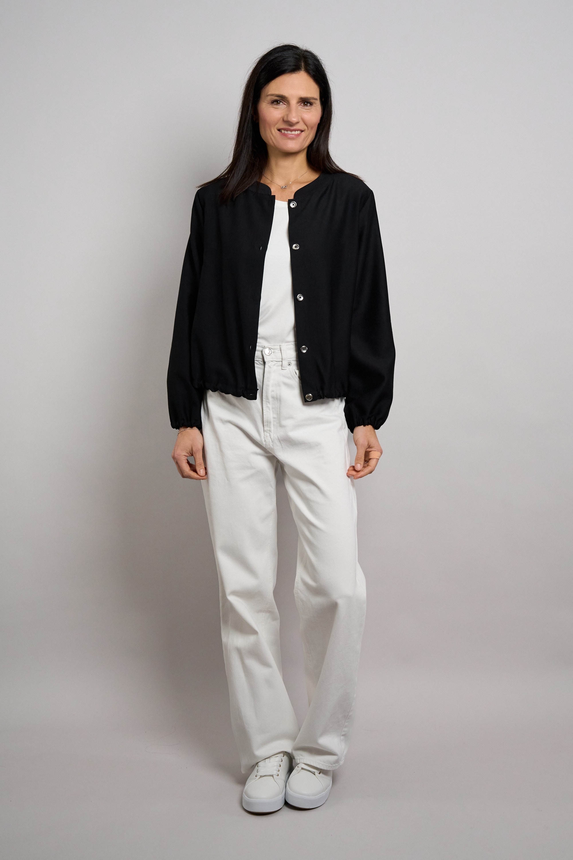 Seidel Moden Blusenjacke »Otto exclusiv« ohne Kapuze mit Knopfleiste - Viskose - MADE IN GERMANY