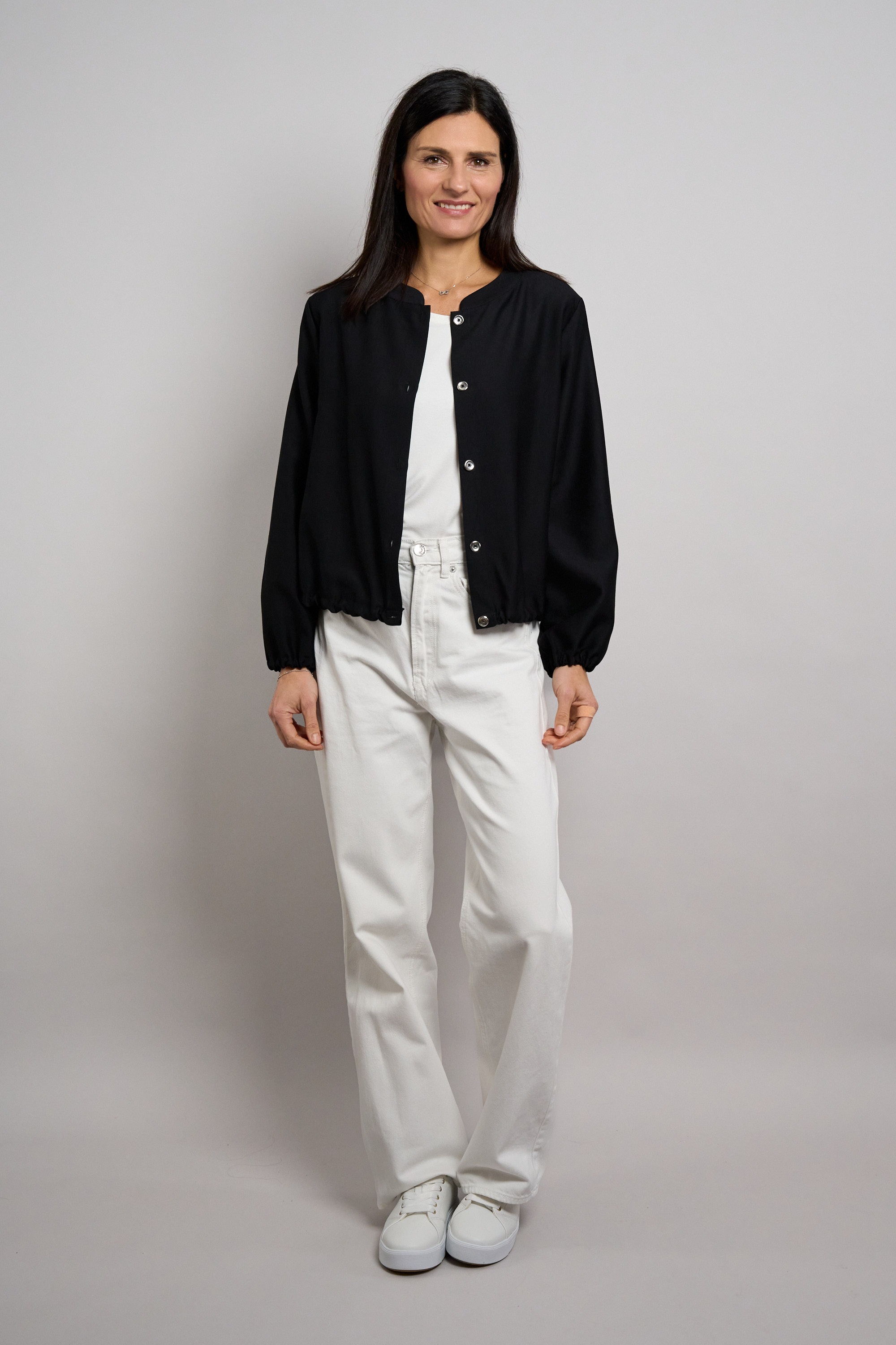 Seidel Moden Blusenjacke "Otto exclusiv" ohne Kapuze mit Knopfleiste - Visk günstig online kaufen