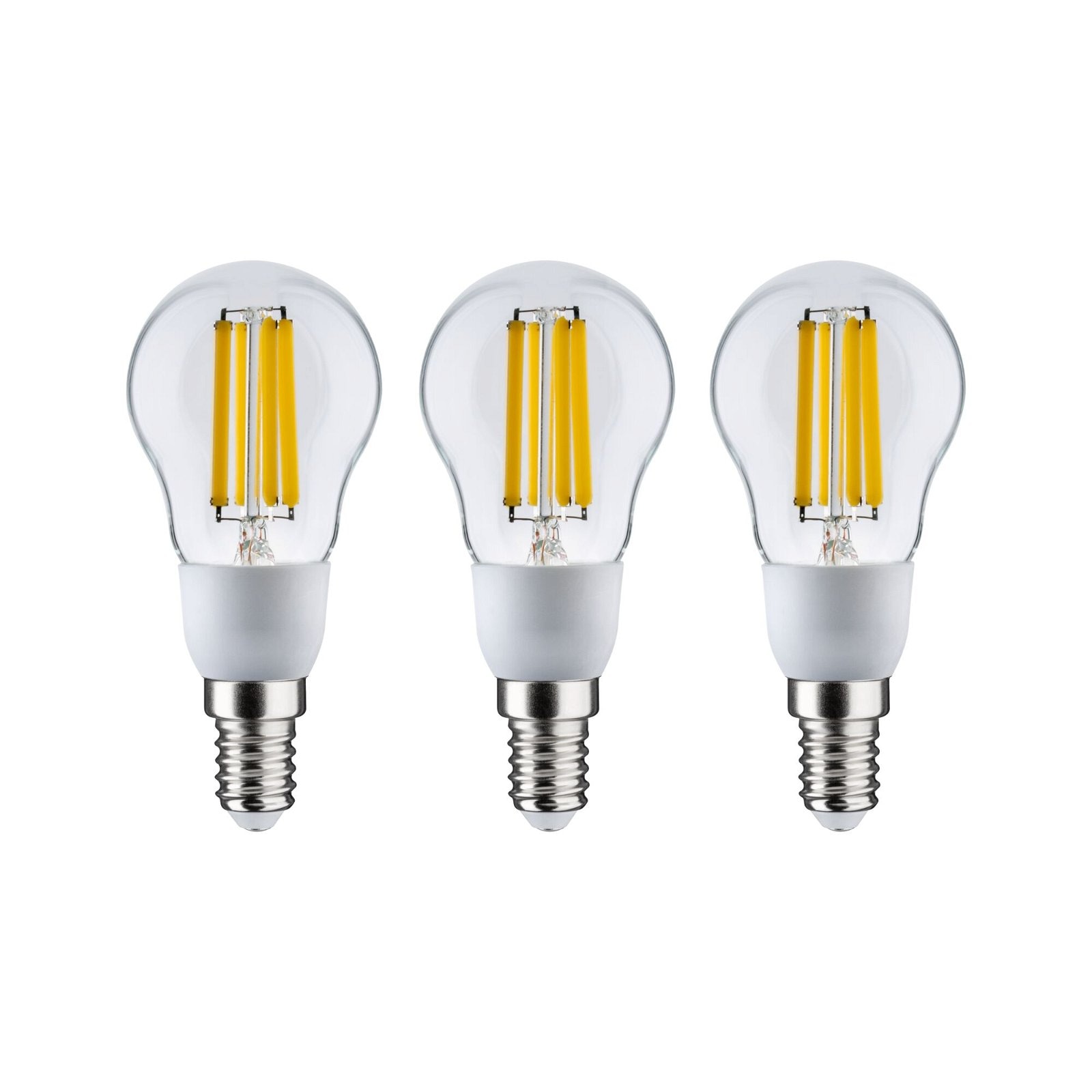 Paulmann LED-Leuchtmittel »Eco-Line 3er Pack | 2,5W klar BAUR Warmweiß 525lm 230V«, 3000K Tropfen