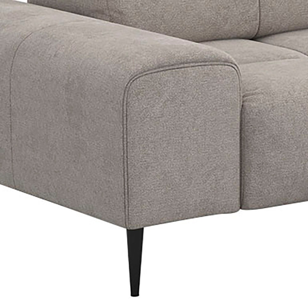 COTTA Ecksofa »Theo L-Form, B: 290 cm« mit Kopfteilverstellung, optional Sitztiefenverstellung