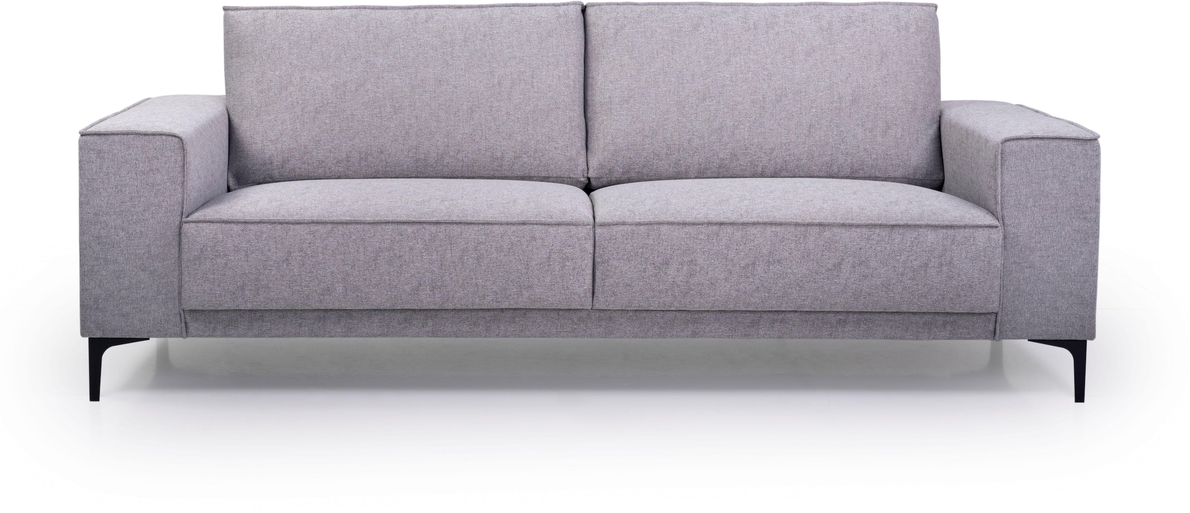 OTTO home 3-Sitzer "3er Sofa Oland, Struktur, Flachgewebe, Luxus-Microfaser günstig online kaufen