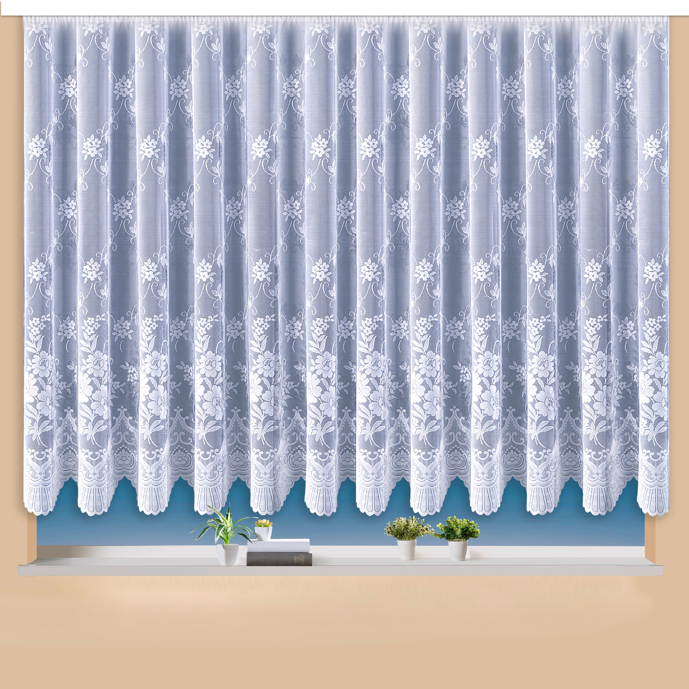 Weckbrodt Gardine "Siena" Kräuselband 1 Stk. tlg. Jacquard, strukturiert, A günstig online kaufen